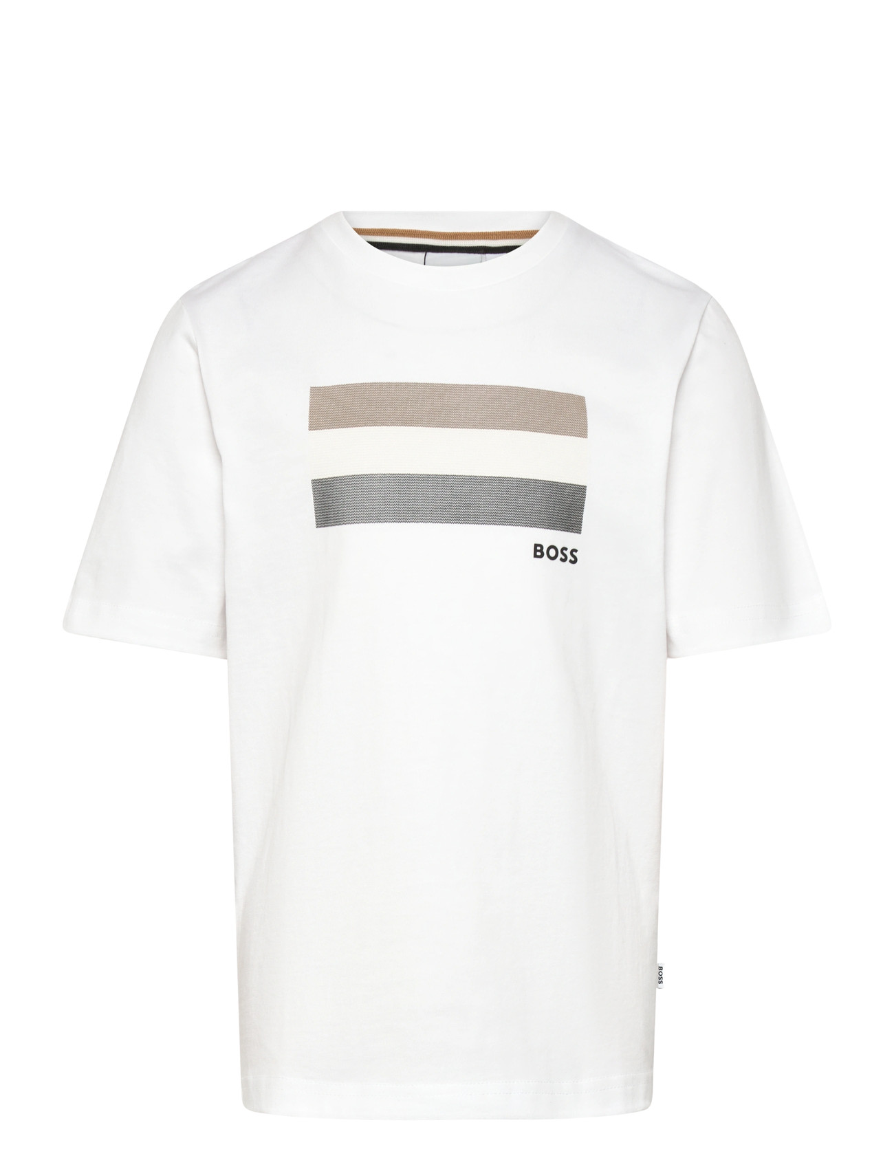 BOSS Short Sleeves Tee-Shirt, 102, White, T-Shirts > Kortærmede, Børn