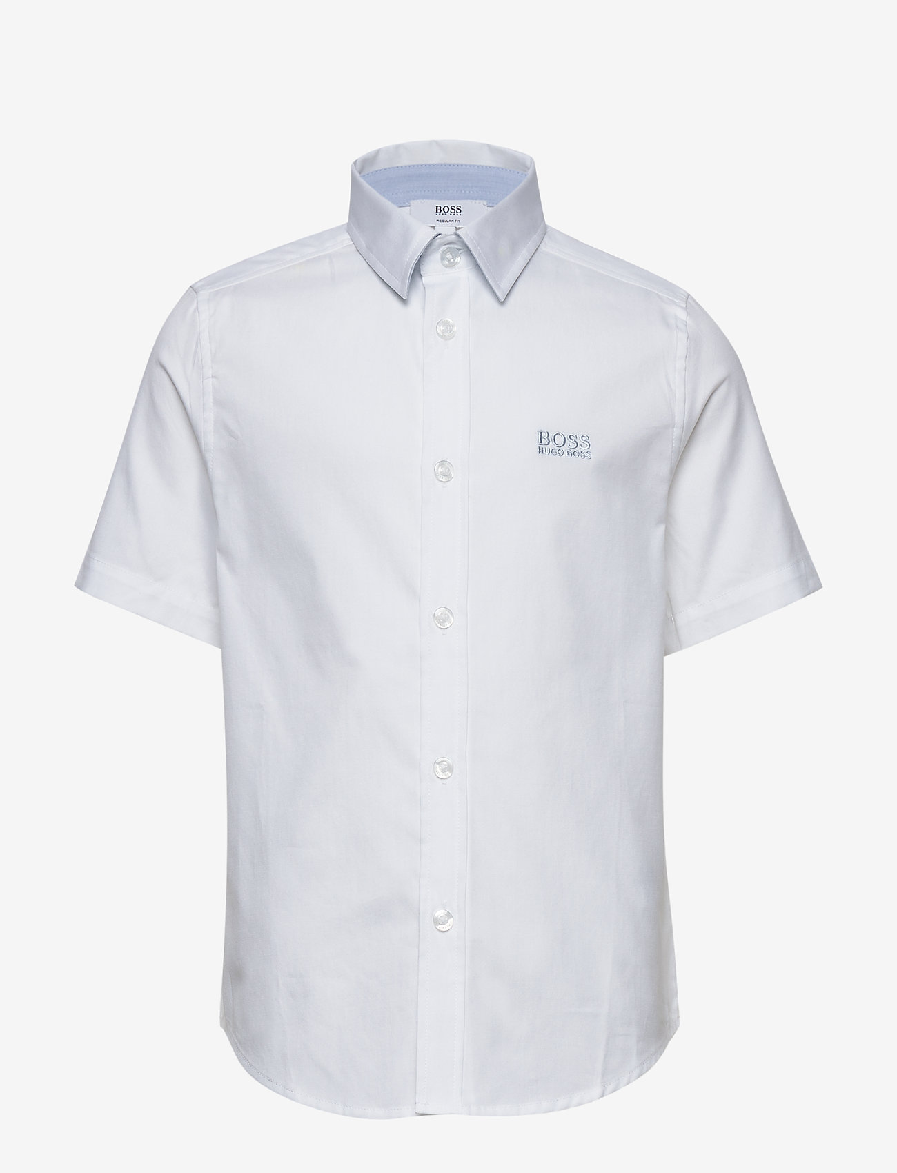 boss white short sleeve shirt