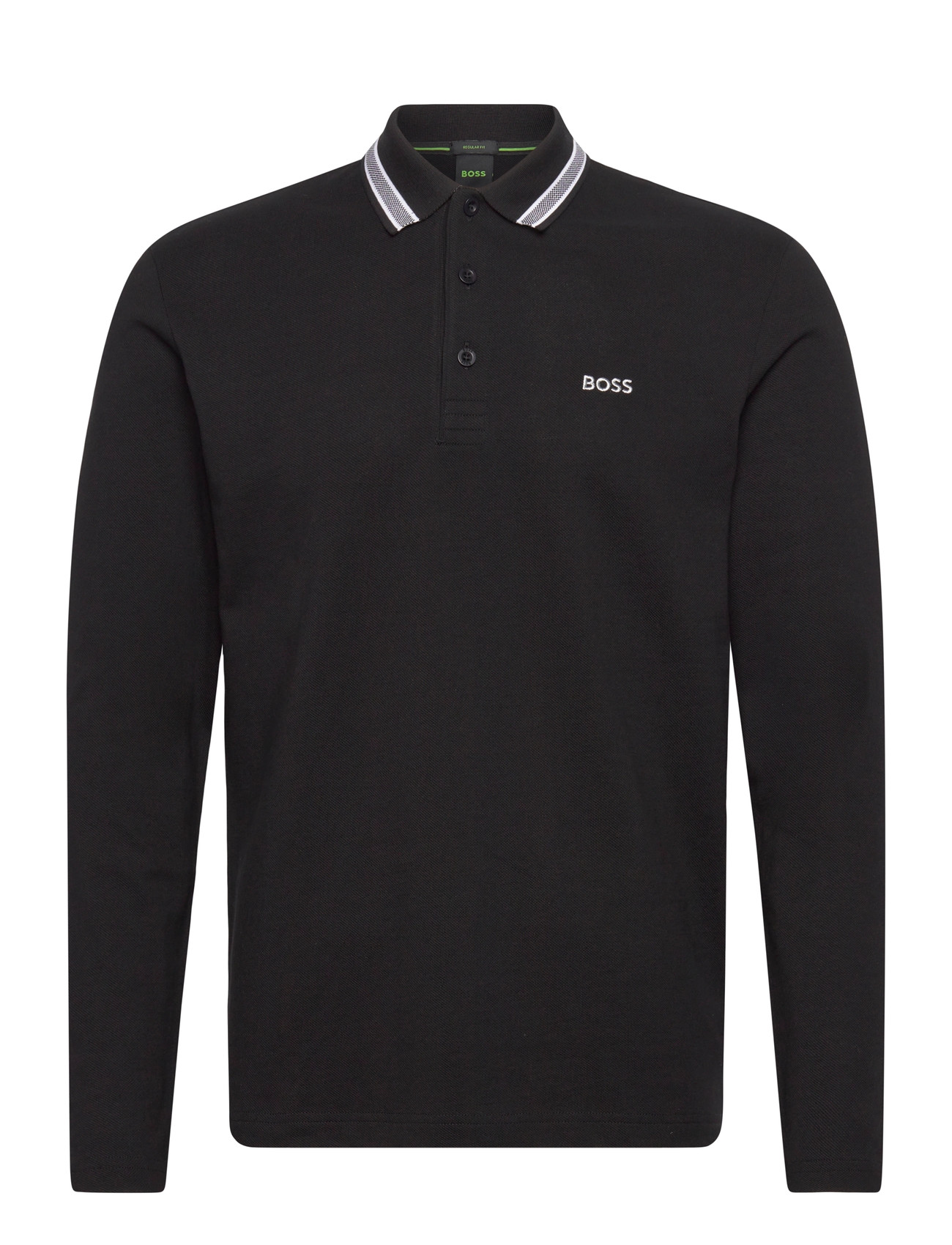 BOSS Plisy, XXL, Black, Sport Polos > Sport Long-sleeved Polos, Herre
