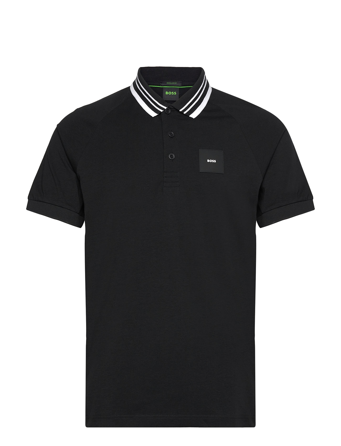 BOSS Paddy Rib, S, Black, Sport Polos > Sport Short-sleeved Polos, Herre