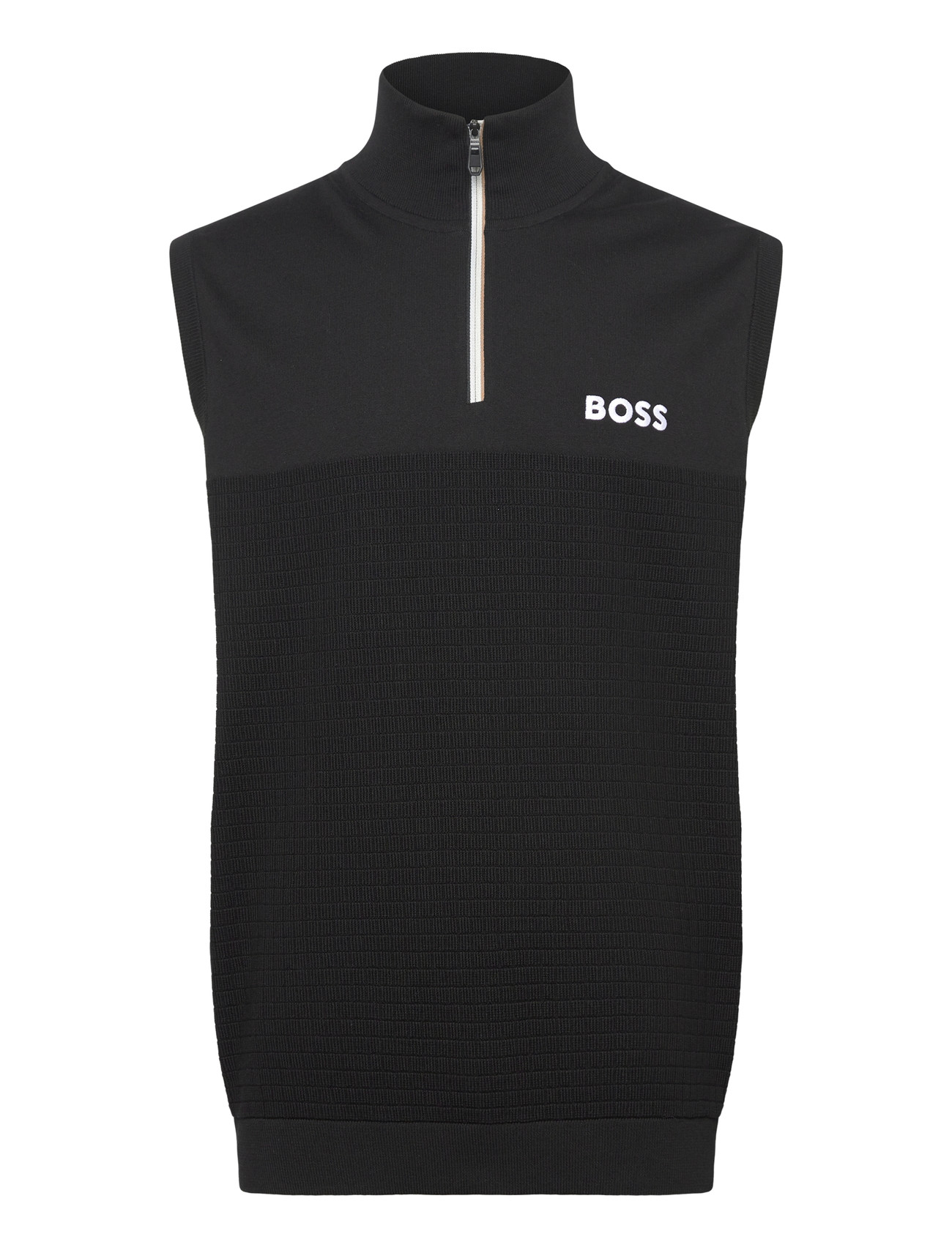 BOSS K_Birdie Vest-1, M, Black, Sport Overtøj > Sport Veste, Herre