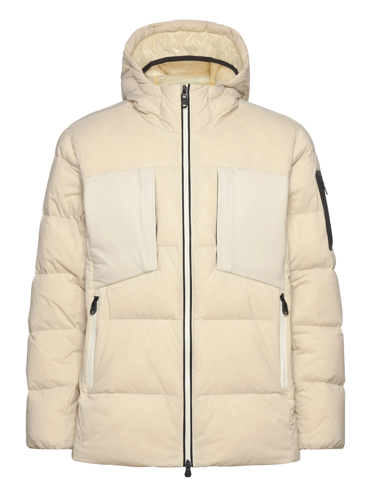 BOSS Ow_Riplite Puffer Hd, 3XL, Cream, Sport Jackets > Sport Padded Jackets, Herre