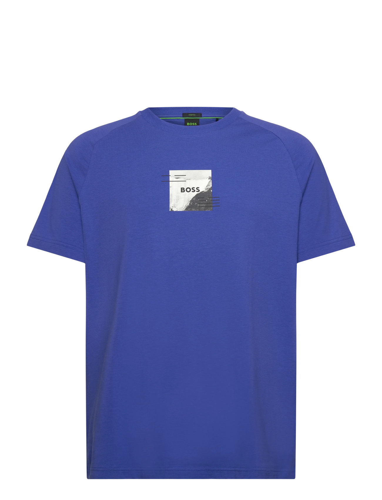 BOSS Tee Stripe Zone Blau - XL - Herren