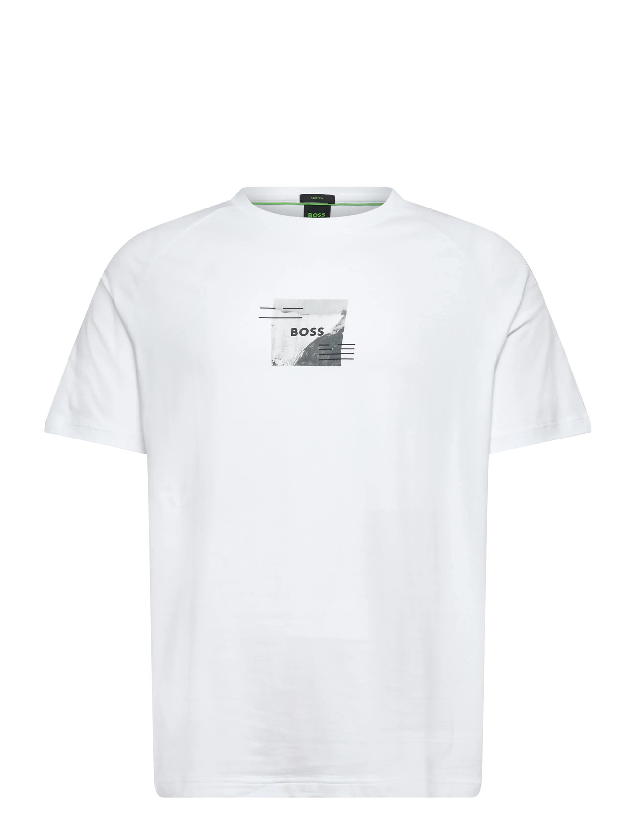 BOSS Tee Stripe Zone Weiß - XXL - Herren