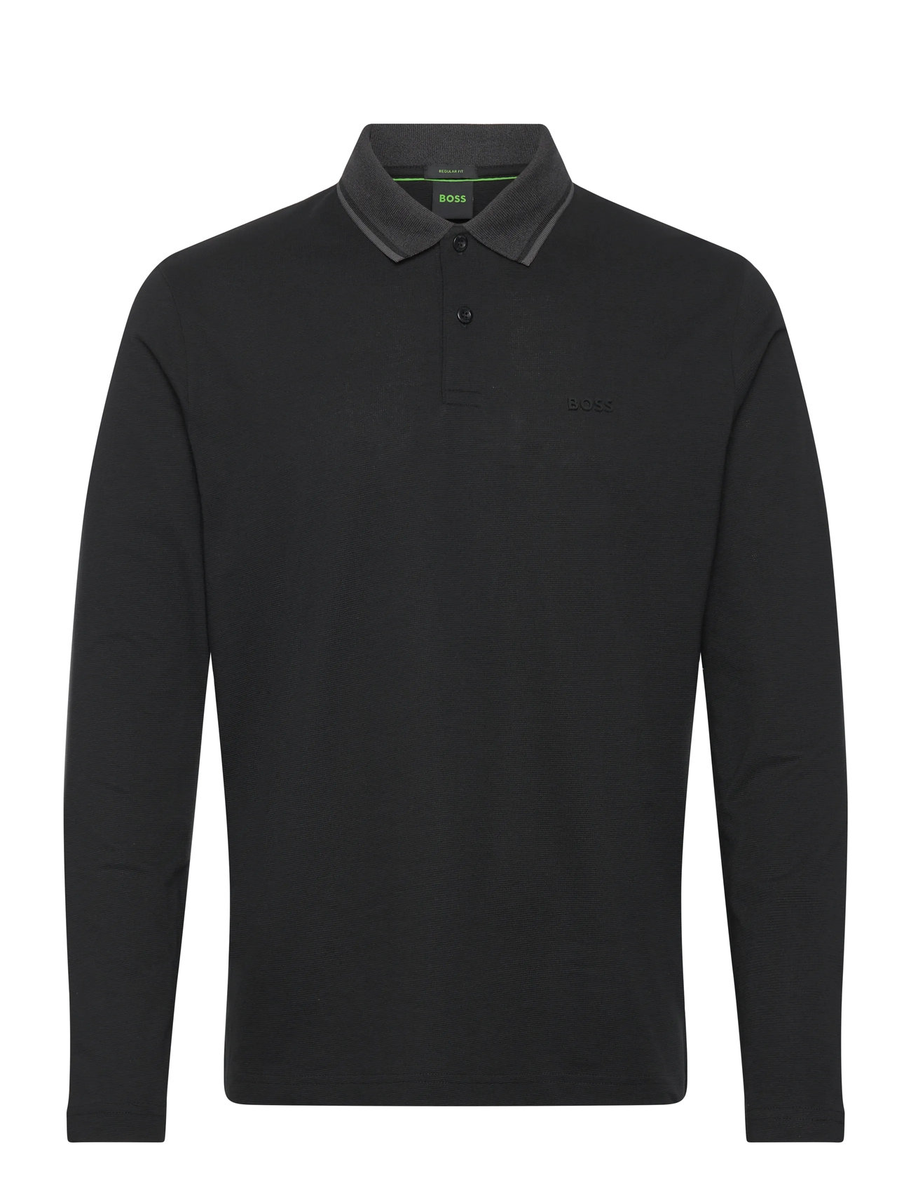 BOSS Pl_League Plisy, M, Black, Sport Polos > Sport Long-sleeved Polos, Herre