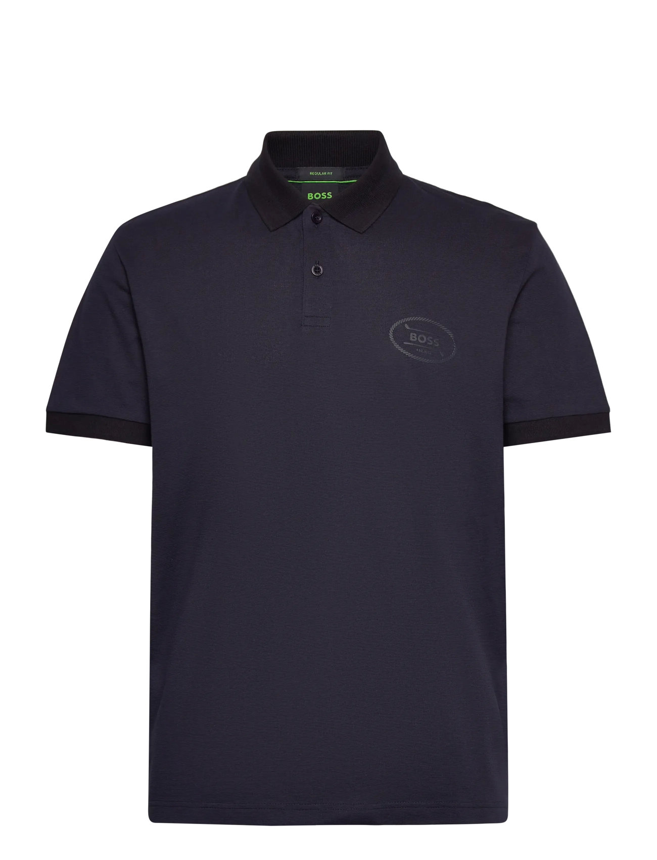 BOSS Pl_Hole19 Placket Navy - M - Herren