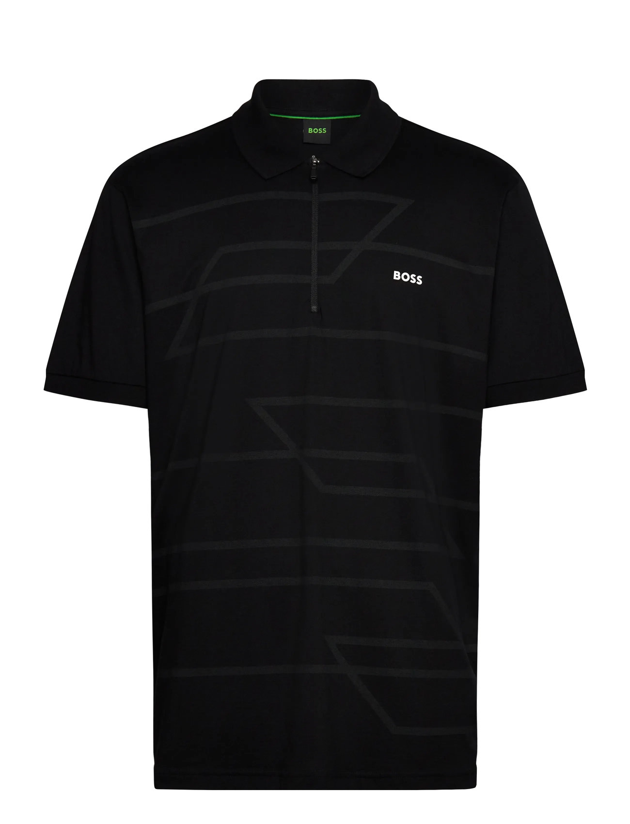 BOSS Philix, L, Black, Sport Polos > Sport Short-sleeved Polos, Herre
