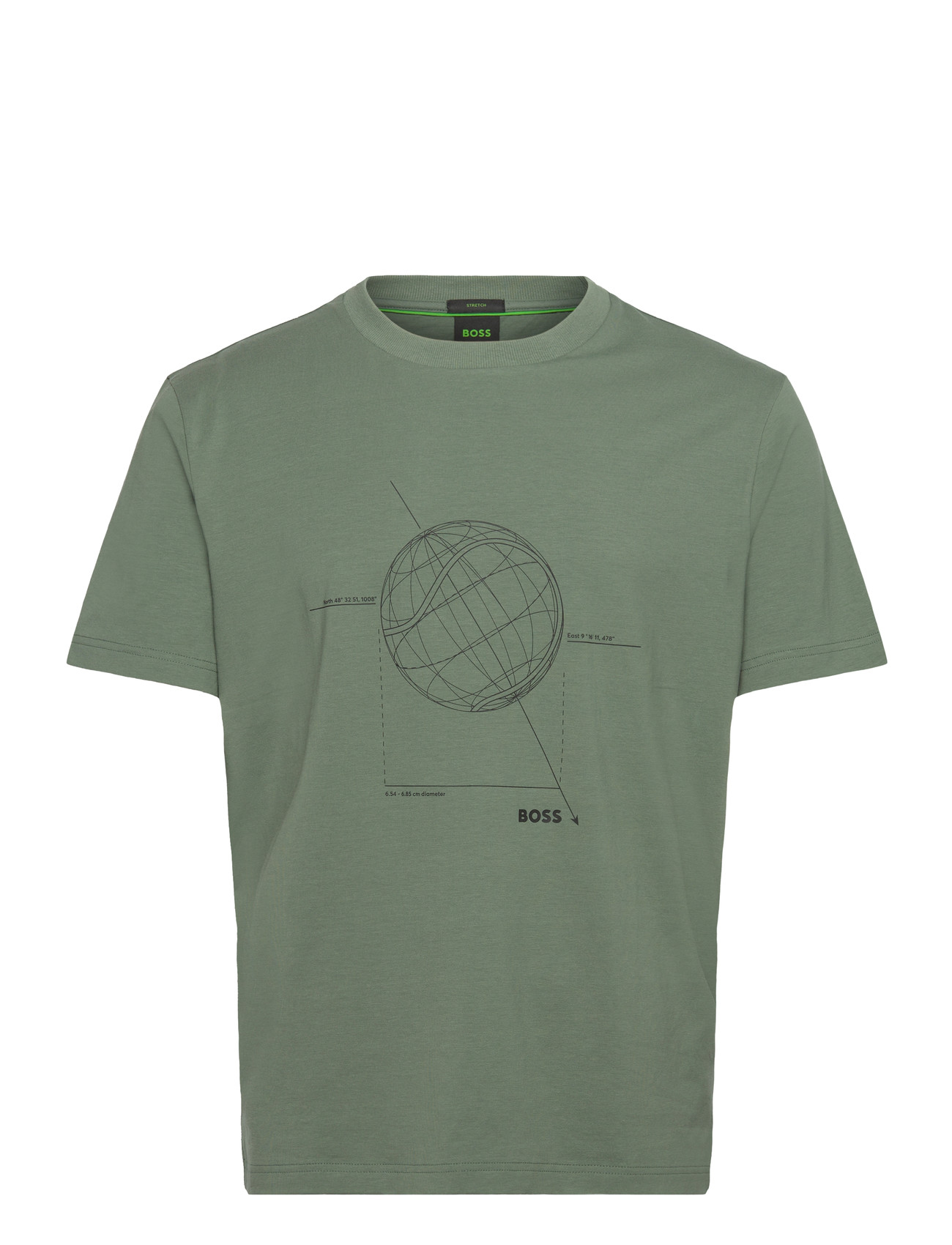 BOSS Ts_League Grx Khaki - L - Herren