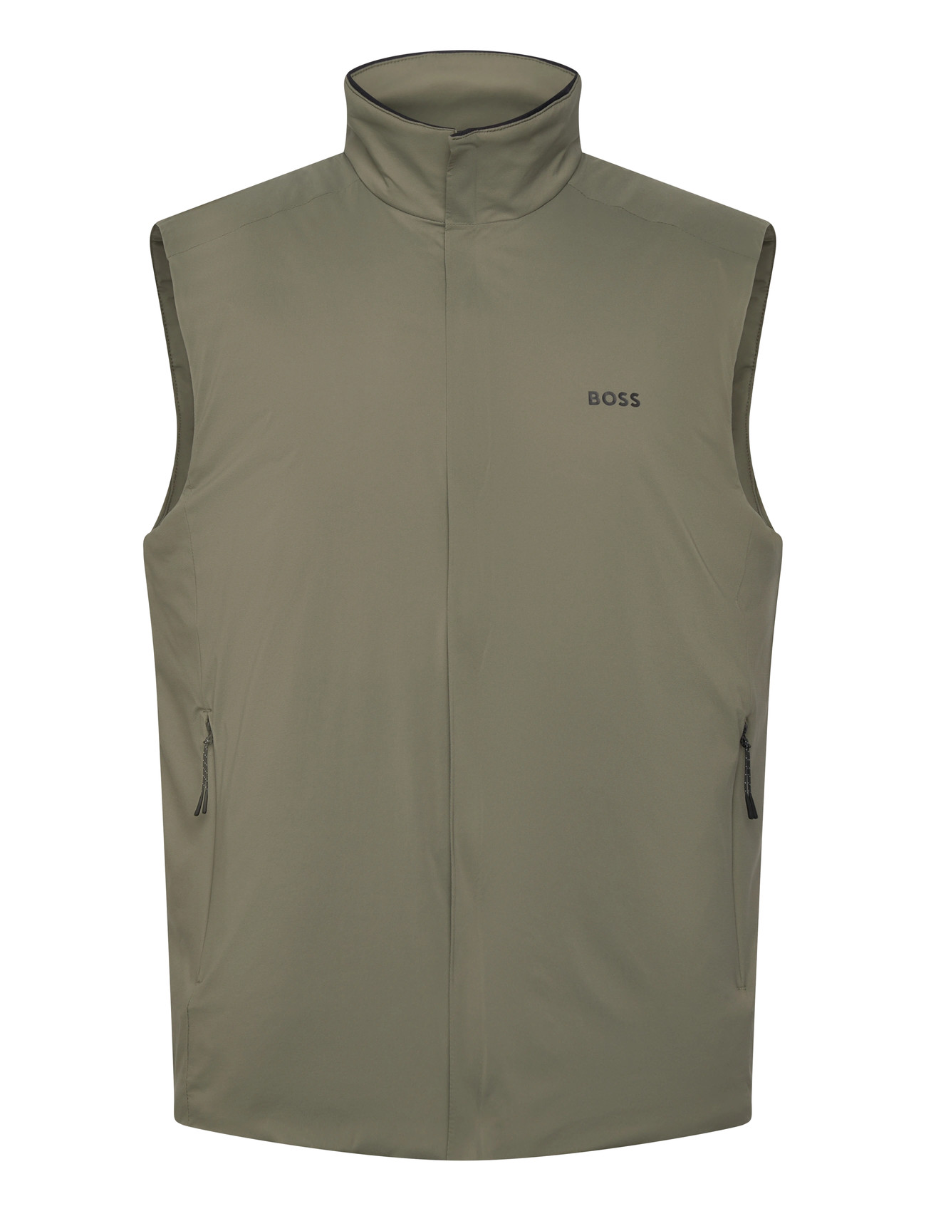 BOSS Ow_Lite-X Vest, L, Khaki green, Sport Overtøj > Sport Veste, Herre