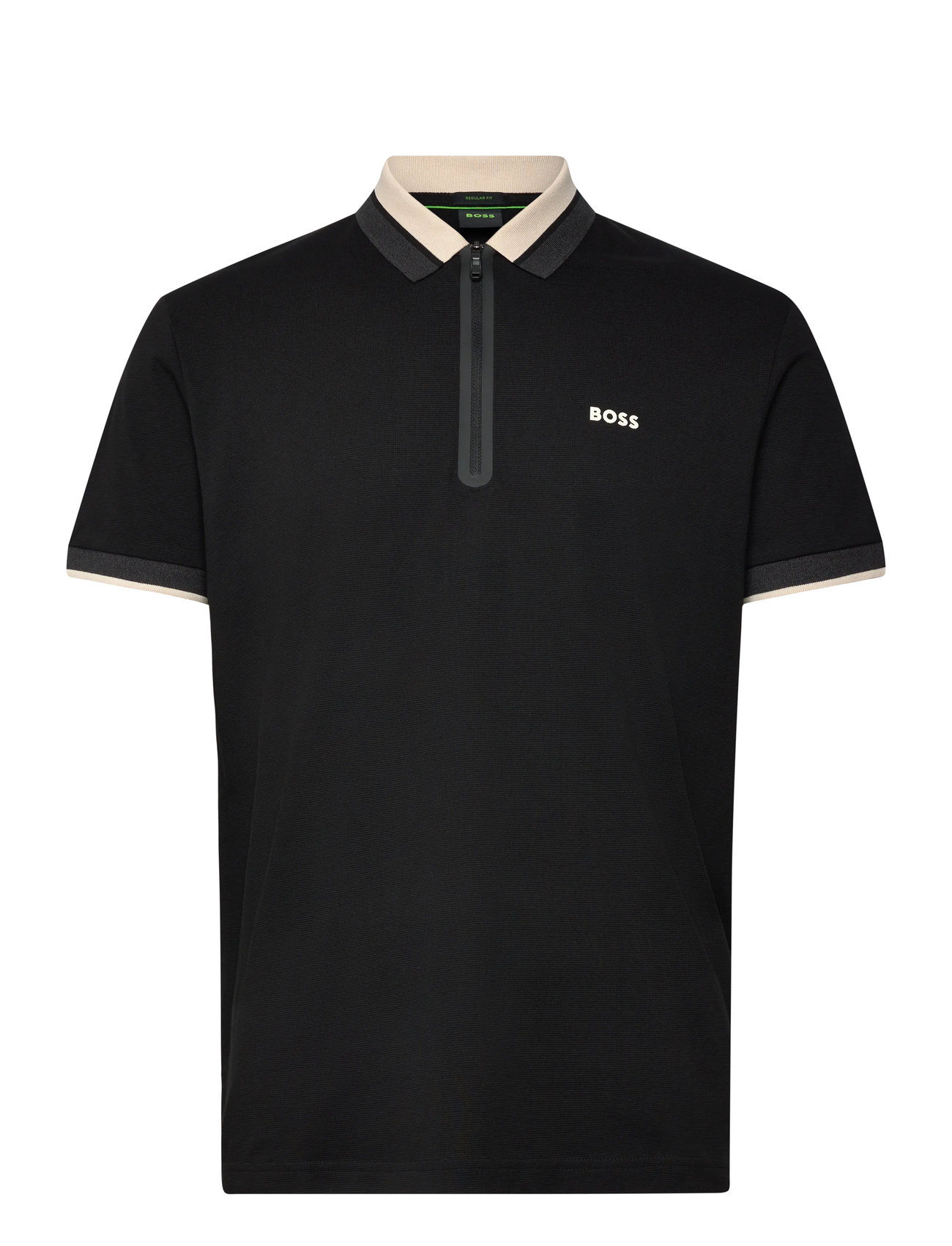 BOSS Pl_Hole19 Philix, M, Black, Sport Polos > Sport Short-sleeved Polos, Herre