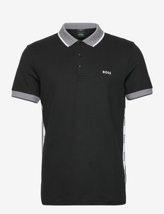 Paule - polo marškinėliai trumpomis rankovėmis - black
