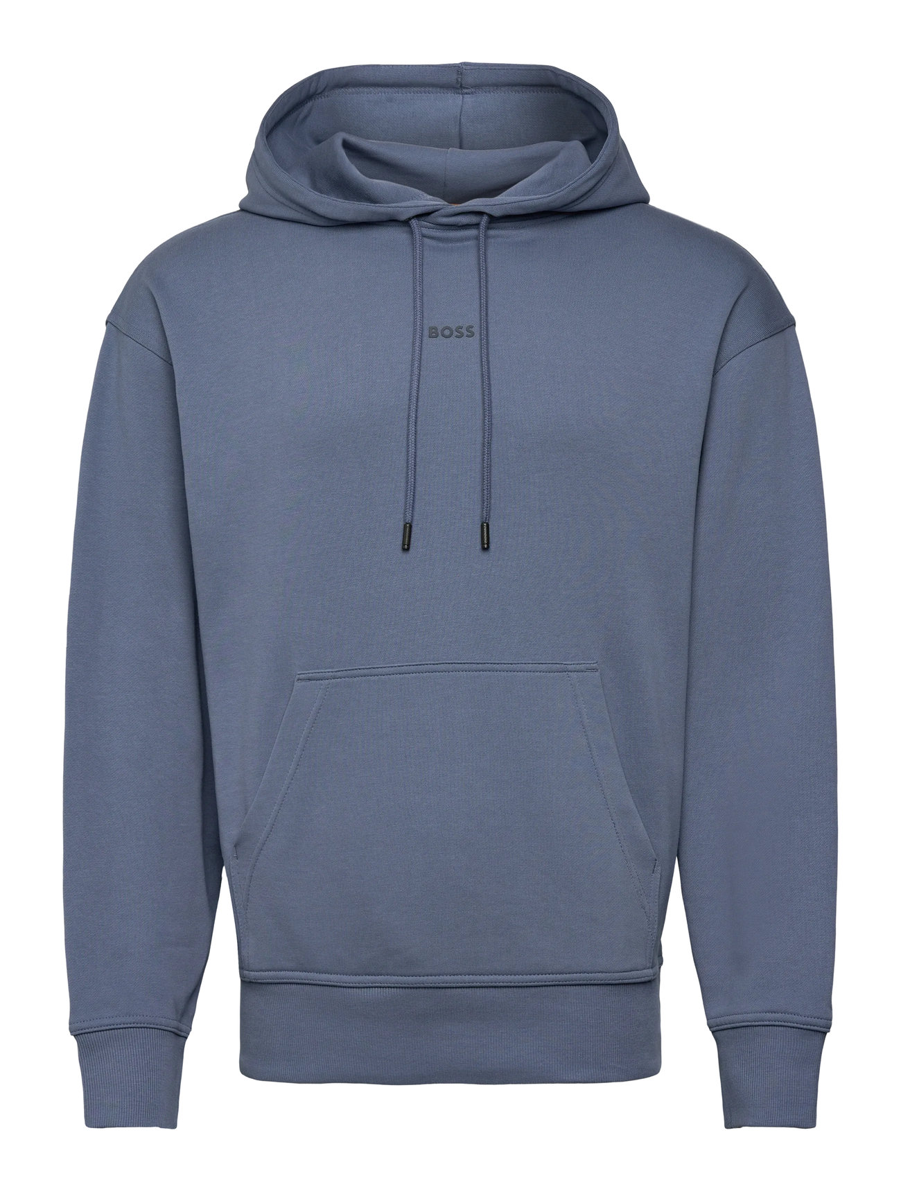 BOSS Wesmallhood, S, Blue, Sweatshirts & Hættetrøjer > Hættetrøjer, Herre