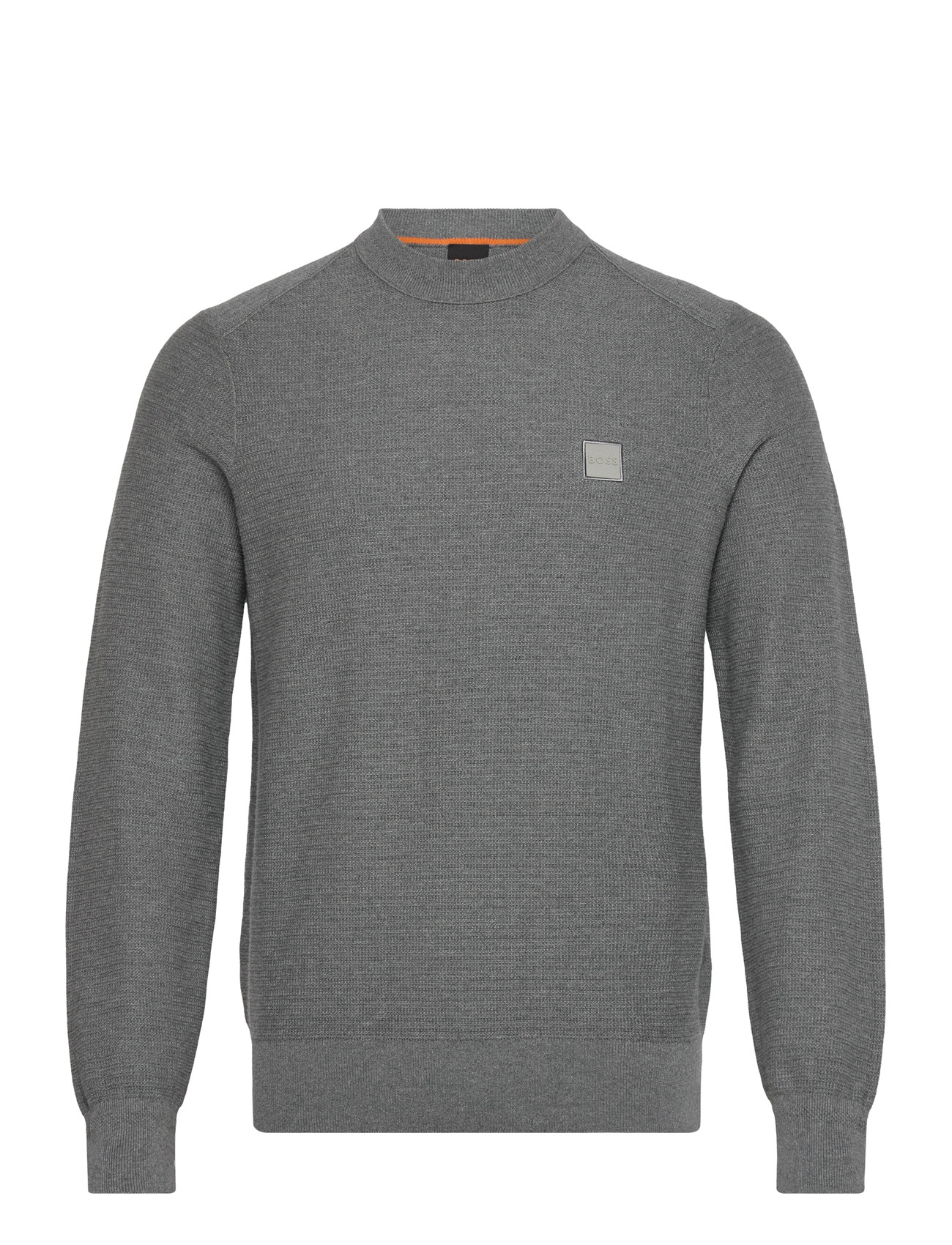 BOSS Anion_S, XL, Grey, Strik > Runde Halse, Herre
