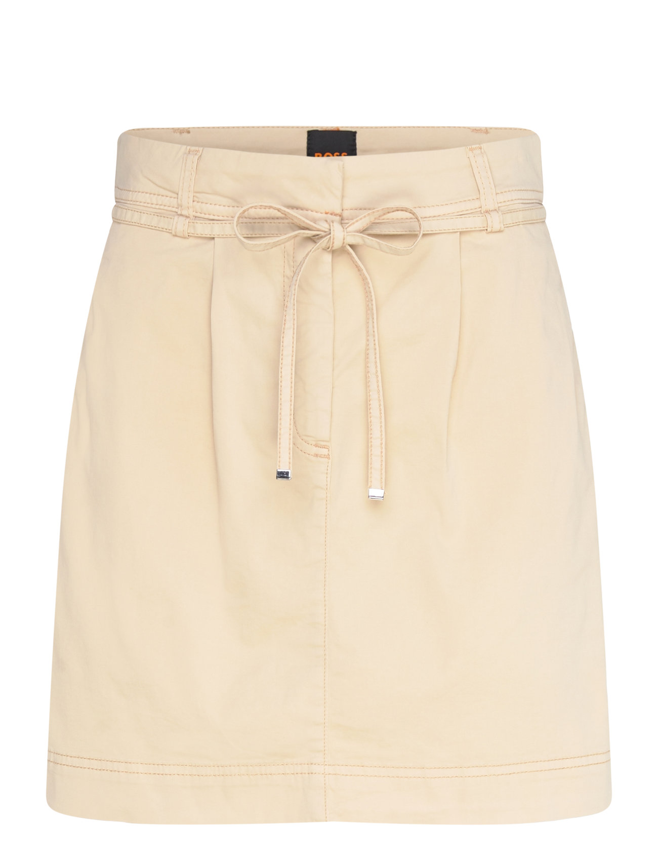 C_Varachute-D Skirts Short Skirts Beige BOSS