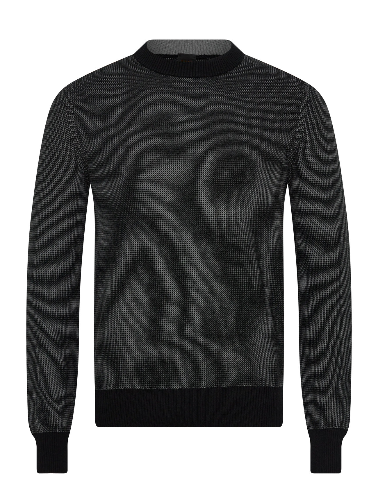 BOSS Klapok, L, Black, Strik > Runde Halse, Herre