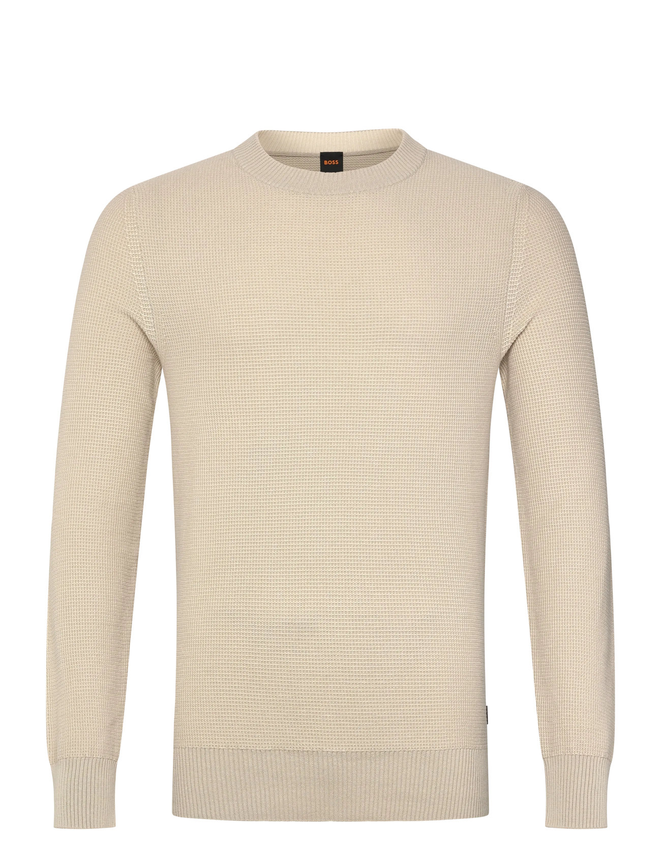BOSS Klapok, XXL, Beige, Strik > Runde Halse, Herre
