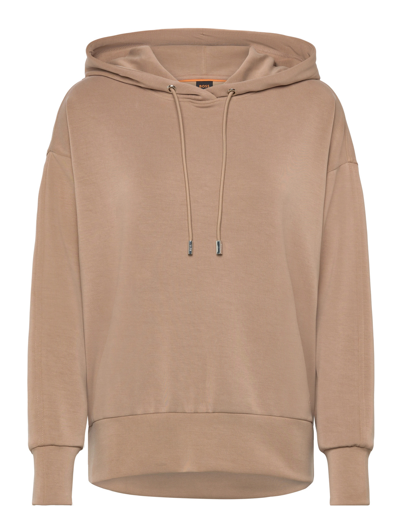 BOSS C_Efelpa1, S, Beige, Sweatshirts & Hættetrøjer > Hættetrøjer, Dame