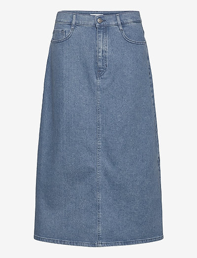 A-Line Skirt 1 - denimnederdele - medium blue
