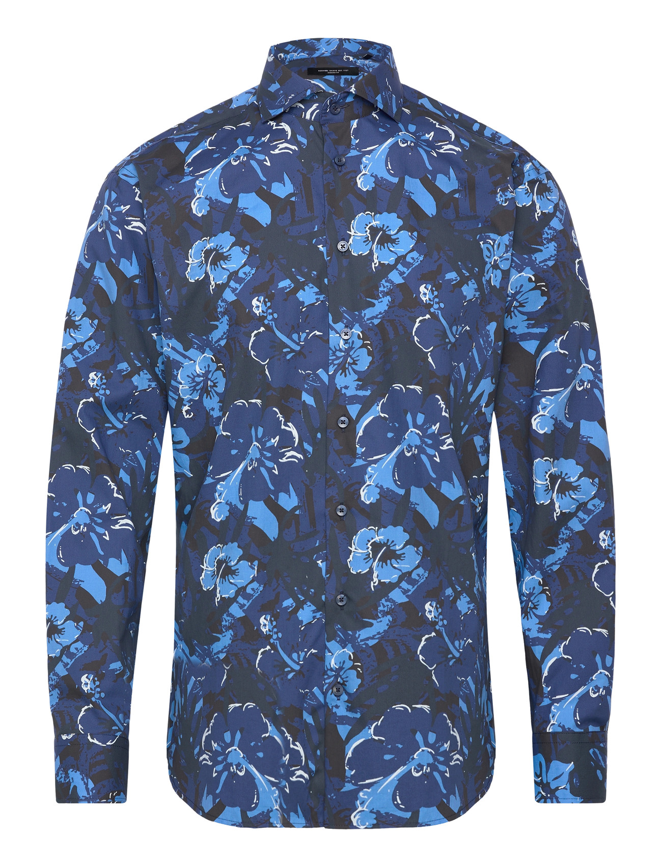 BOSWEEL Hemden EST. 1937 Regular Fit Mens Shirt Patterned - 40 - Herren