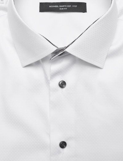 Skyldig mini fjerne Bosweel Shirts Est. 1937 Slim Fit Mens Shirt (White), (60 €) | Large  selection of outlet-styles | Booztlet.com
