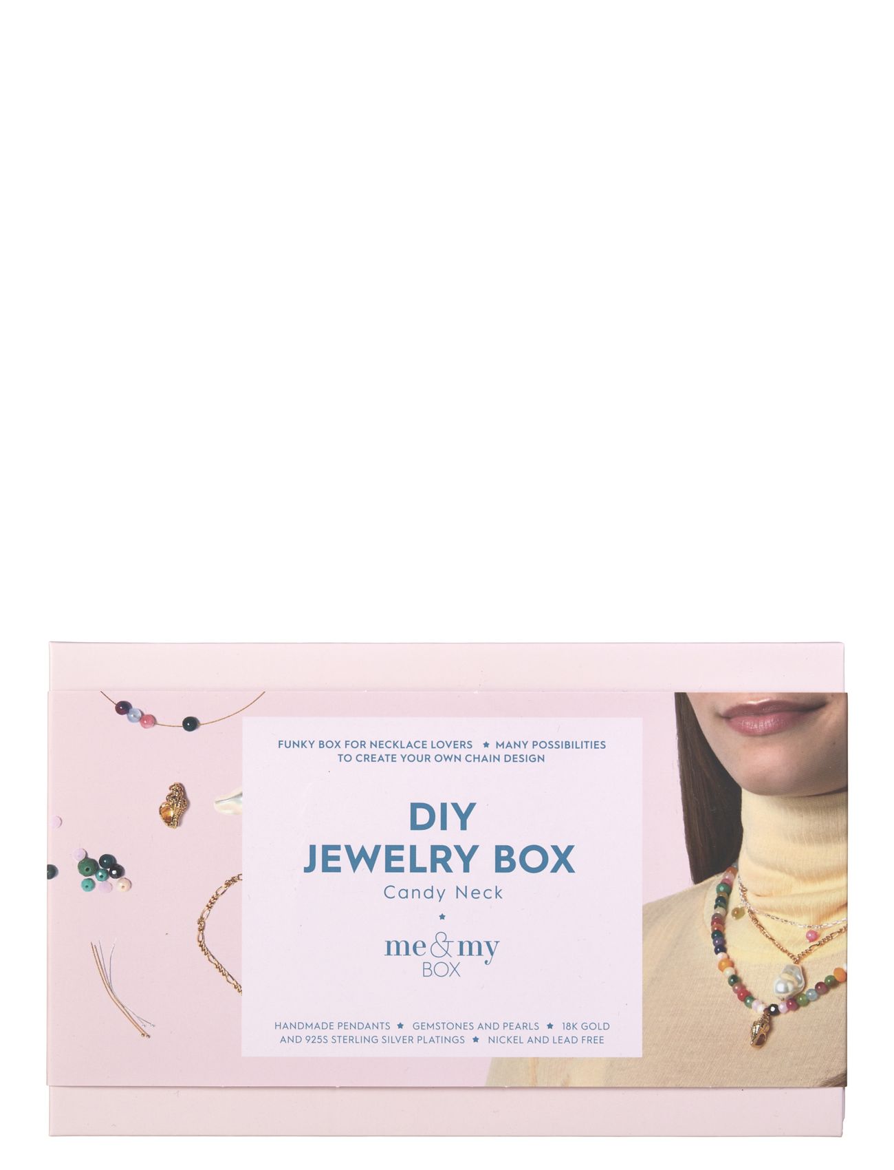 Necklace - Halskæde Box - Box No 9 Toys Creativity Drawing & Crafts Craft Jewellery & Accessories Multi/patterned Me & My Box