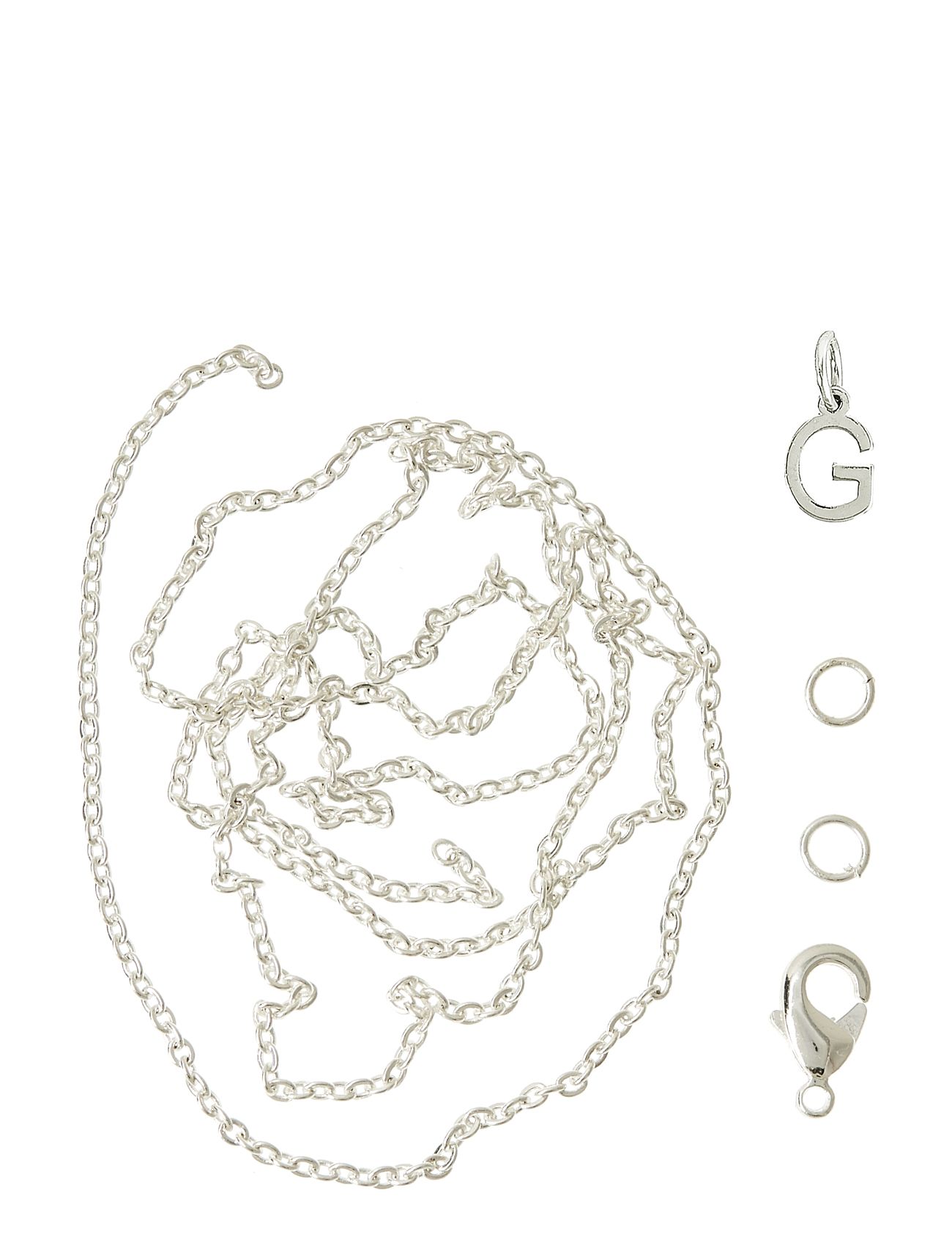 Letter G Sp With O-Ring, Chain And Clasp Toys Creativity Drawing & Crafts Craft Jewellery & Accessories Silver Me & My Box