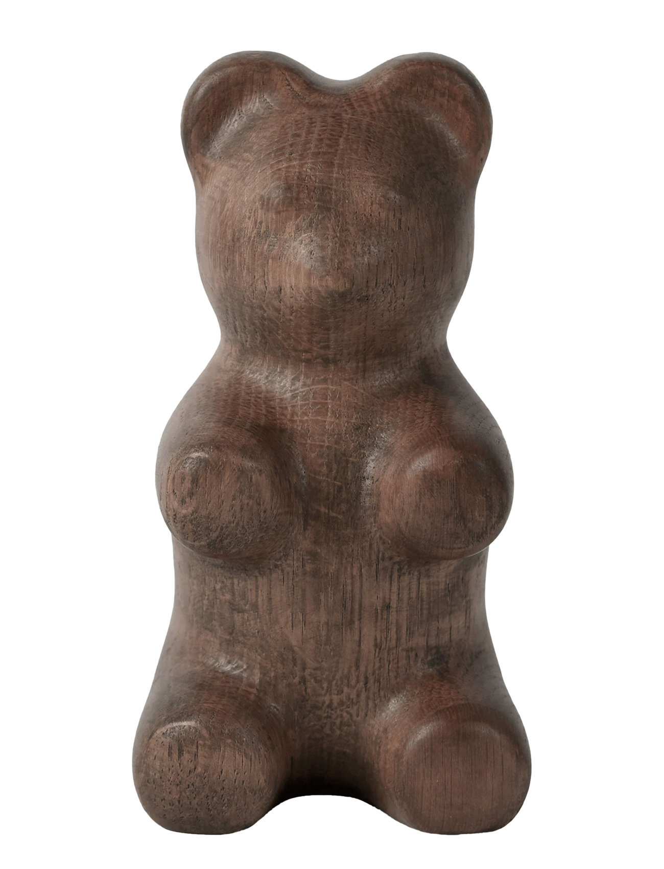 Gummy Bear Smoked Small Home Decoration Decorative Accessories-details Wooden Figures Brown Boyhood
