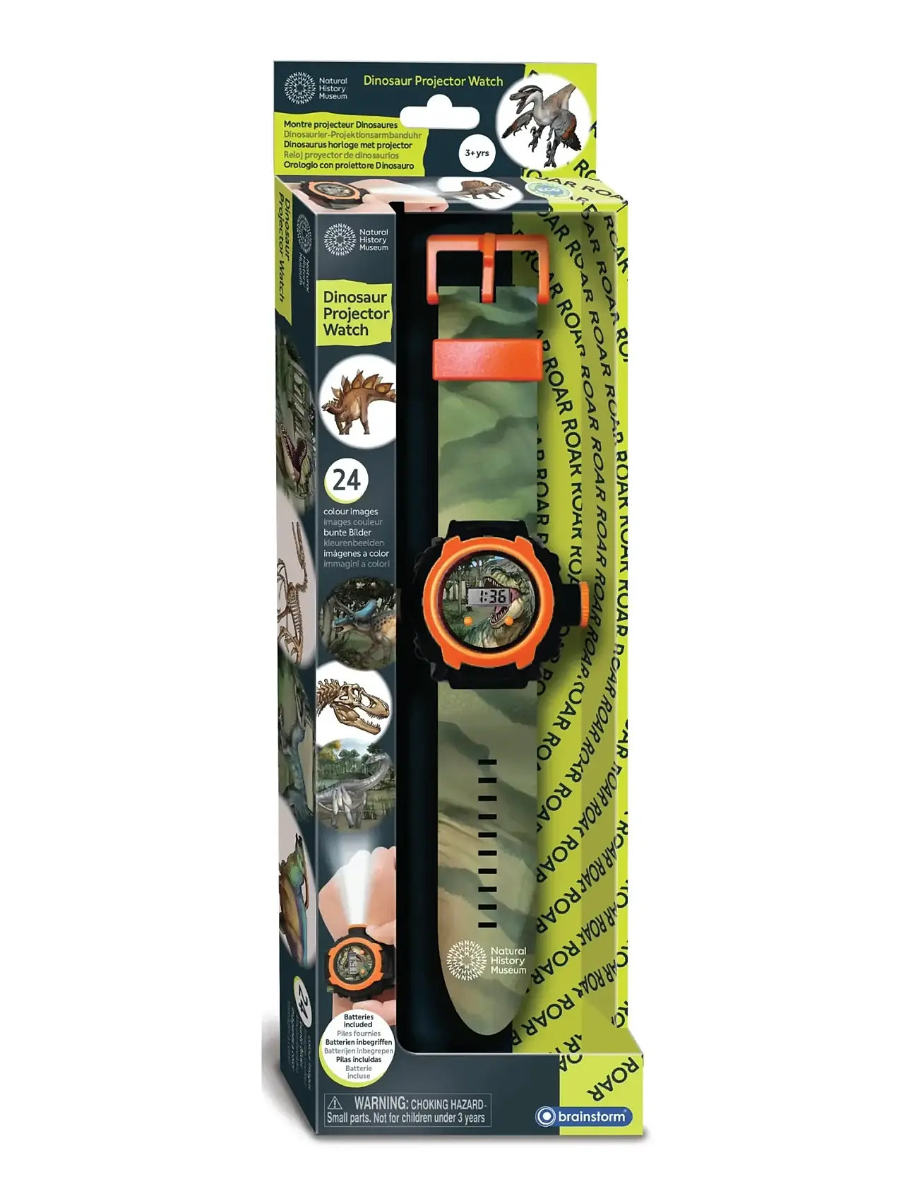 Brainstorm Brainstorm Dinosaur Projector Watch, One Size, Green, Educational Legetøj > Interactive Legetøj, Børn