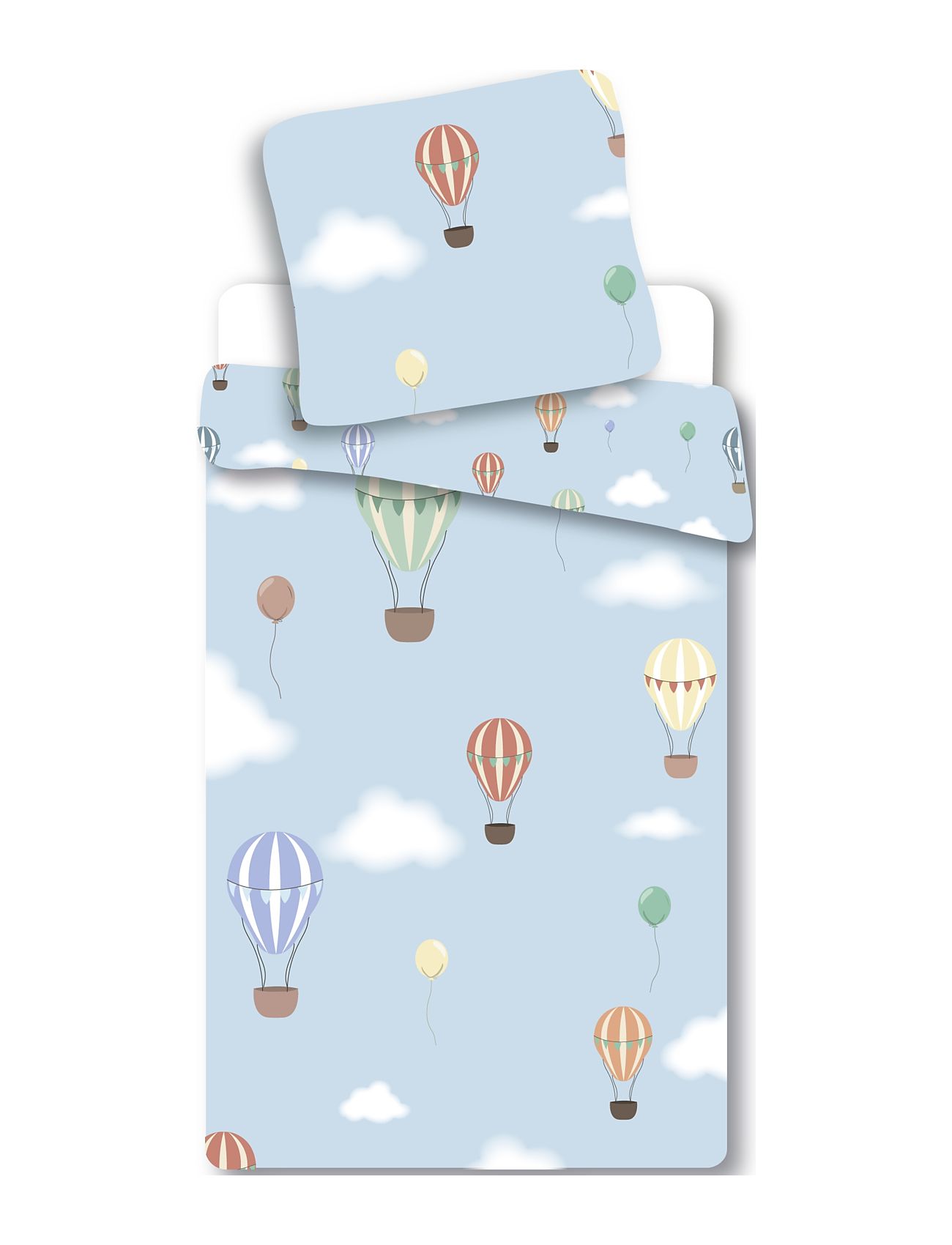 Bed Linen Junior Nb 2021 Air Balloon - 100X140, 40X45 Cm Home Sleep Time Bed Sets Multi/patterned BrandMac