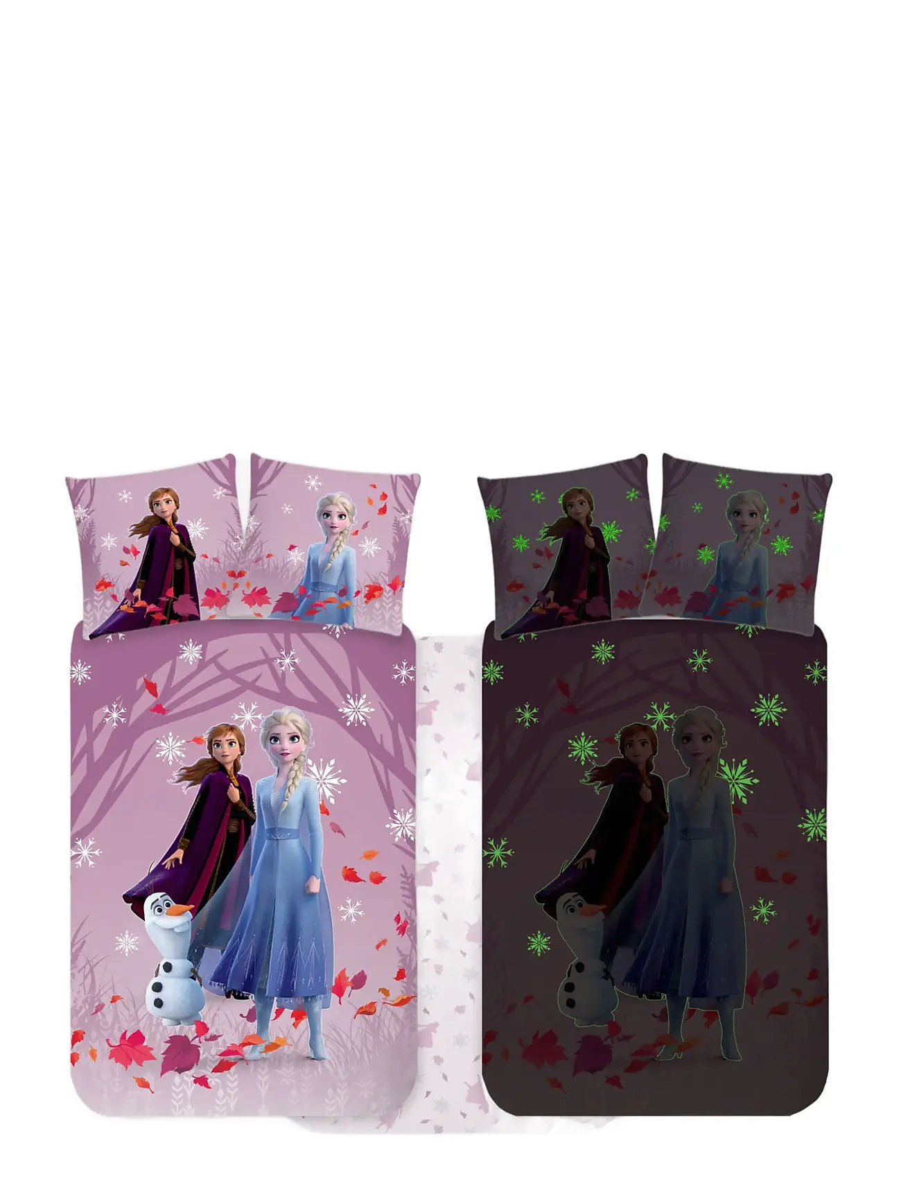 Frost Bed Linen Frozen 6110 Glow - 100X140 40X45 cm, 100X140.40X45 cm, Multi/patterned, Søvntid > Dynebetræk, Børn