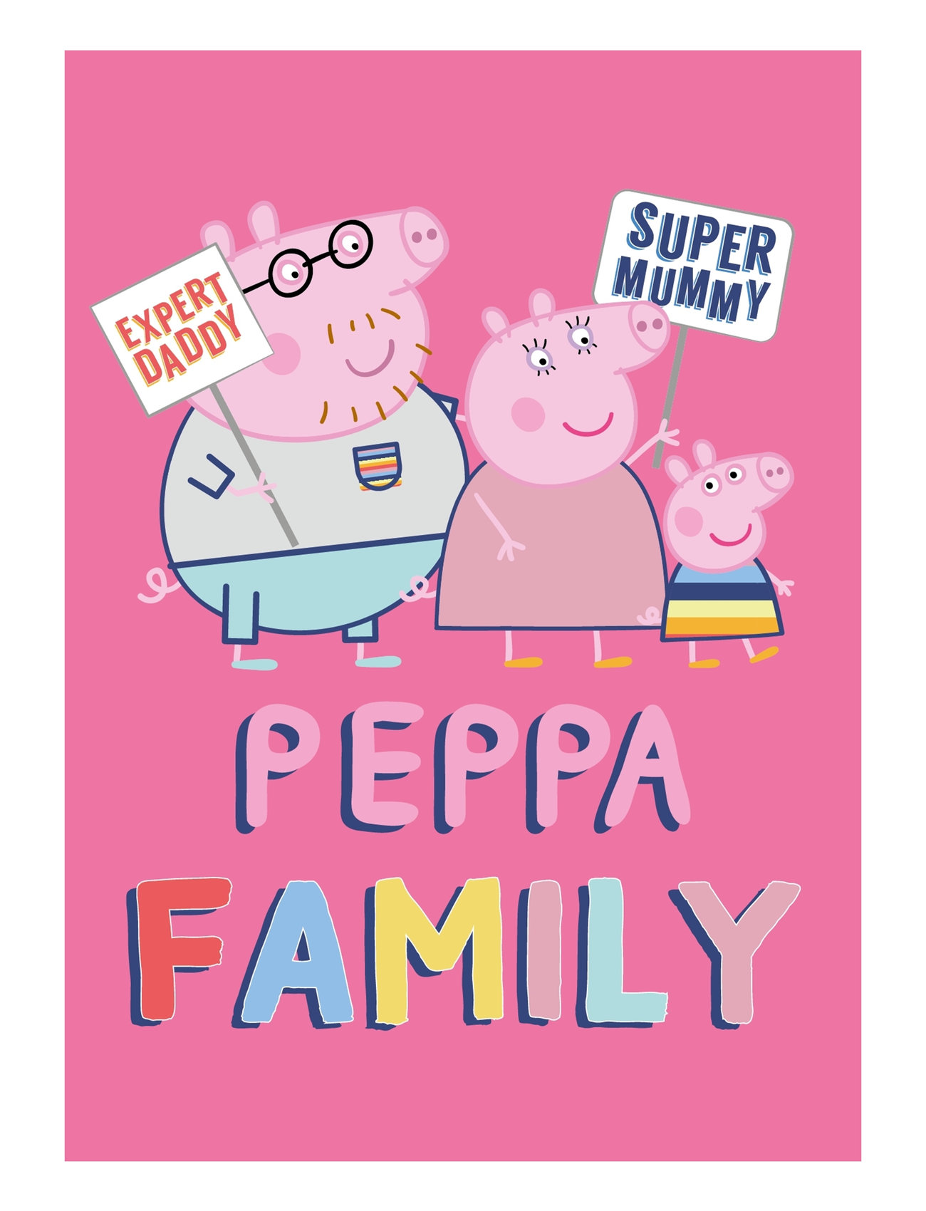 Fleece Peppa Pig - Pep 1013 B Home Sleep Time Blankets & Quilts Multi/patterned BrandMac