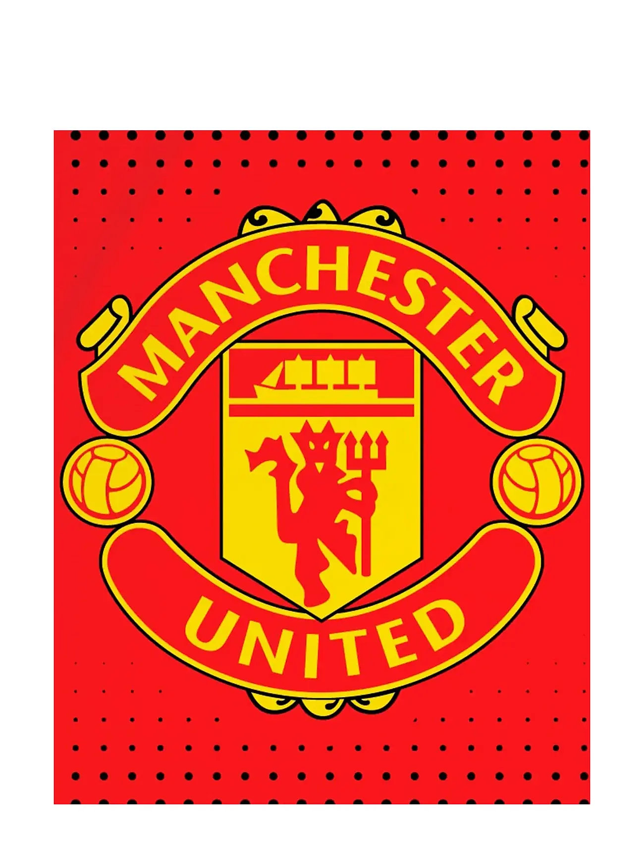 Fodbold Manchester United 002 Towel - 75X150cm, 75X150 cm, Red, Håndklæder & Badehåndklæder > Strandhåndklæder, Unisex