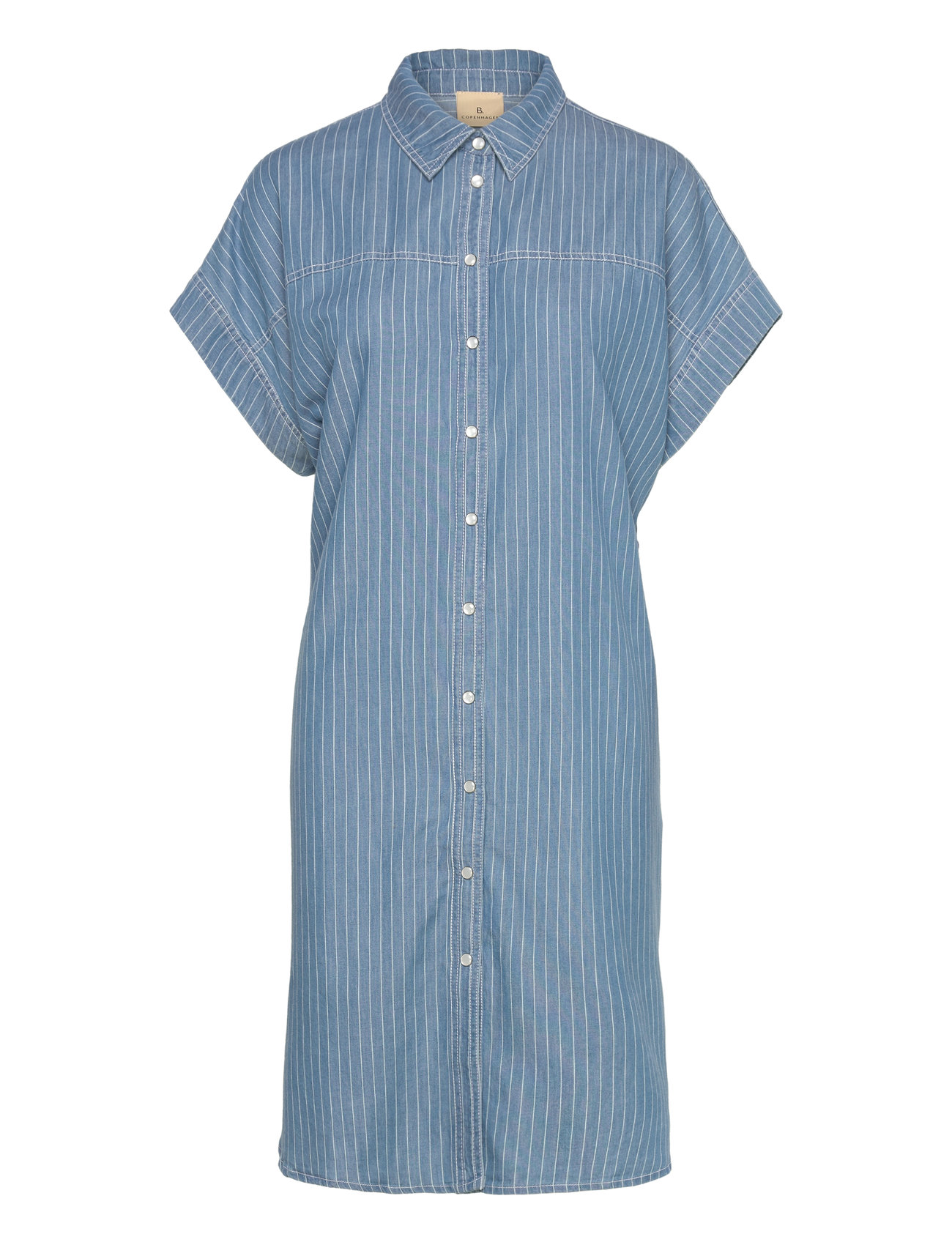 Casual Dress Knelang Kjole Blue Brandtex