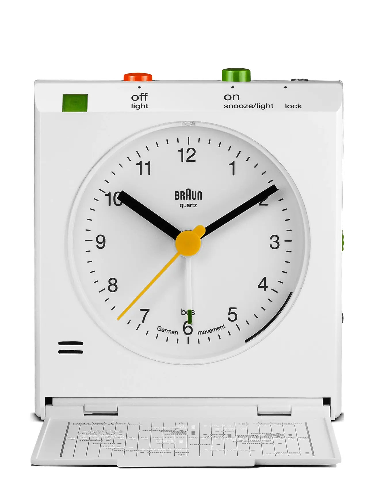 Braun Vækkeur Home Decoration Watches Alarm Clocks White Braun