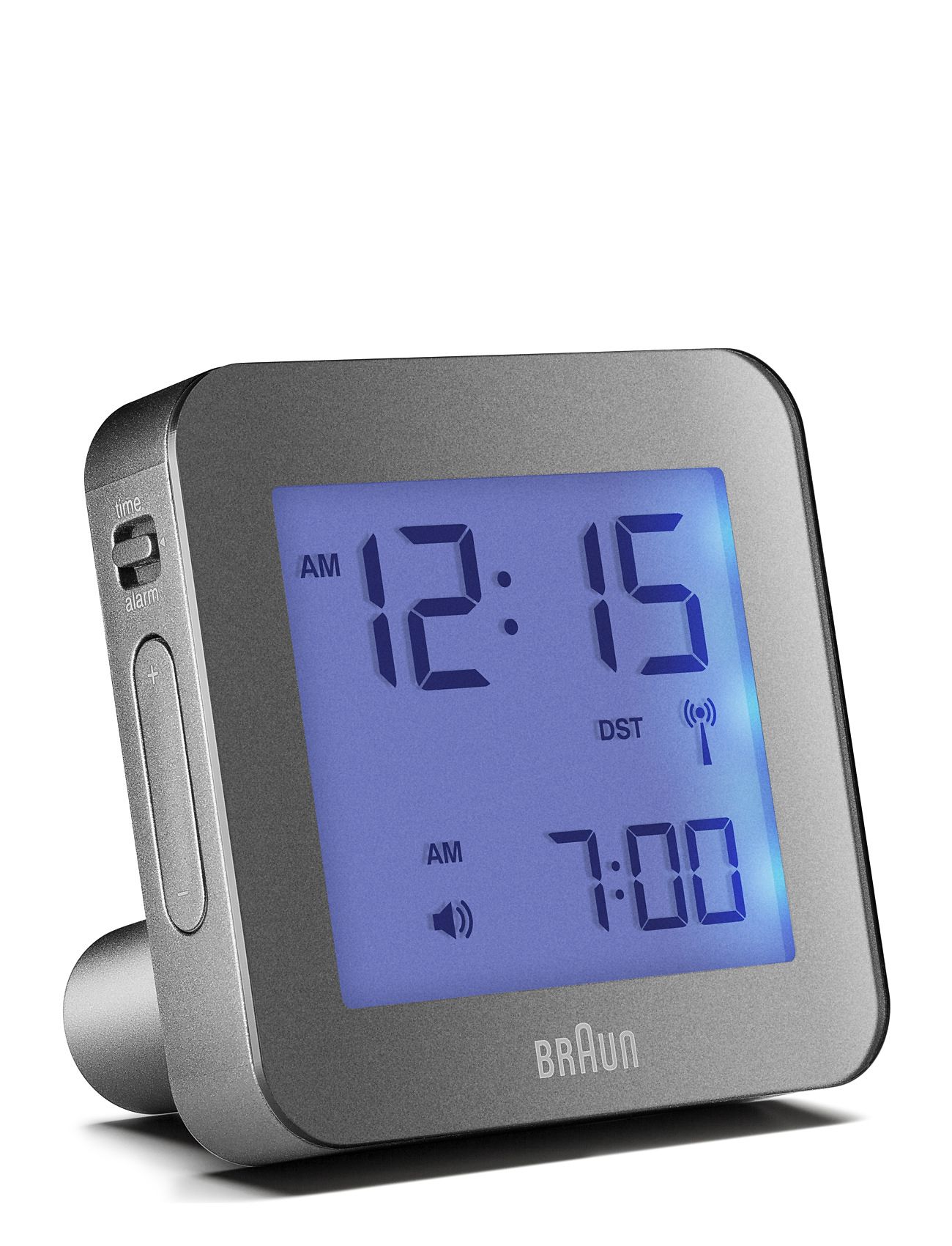 Braun "Braun Vækkeur Home Decoration Watches Alarm Clocks Silver Braun"