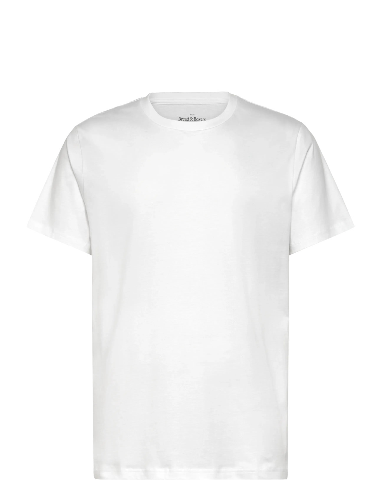 Bread & Boxers Lightweight Tee, L, White, T-Shirts > Kortærmede, Herre