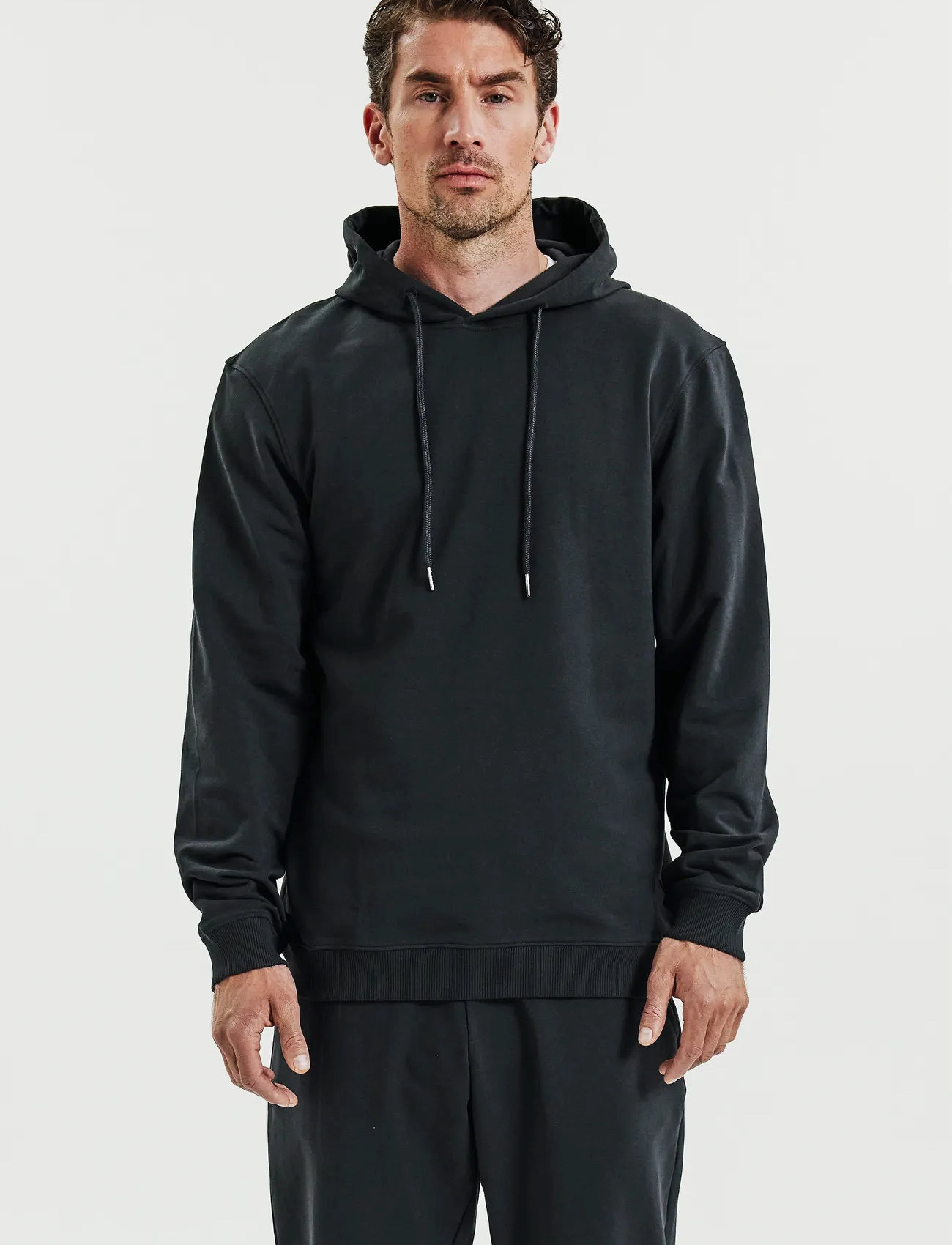 Bread & Boxers Hoodie, L, Black, Sweatshirts & Hættetrøjer > Hættetrøjer, Herre