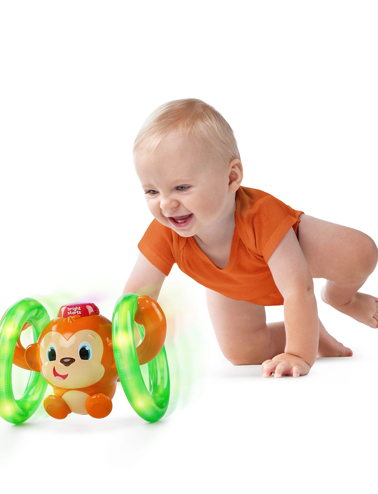 Bright Starts Roll & Light Abe, One Size, Multi/patterned, Educational Legetøj > Activity Legetøj, Børn
