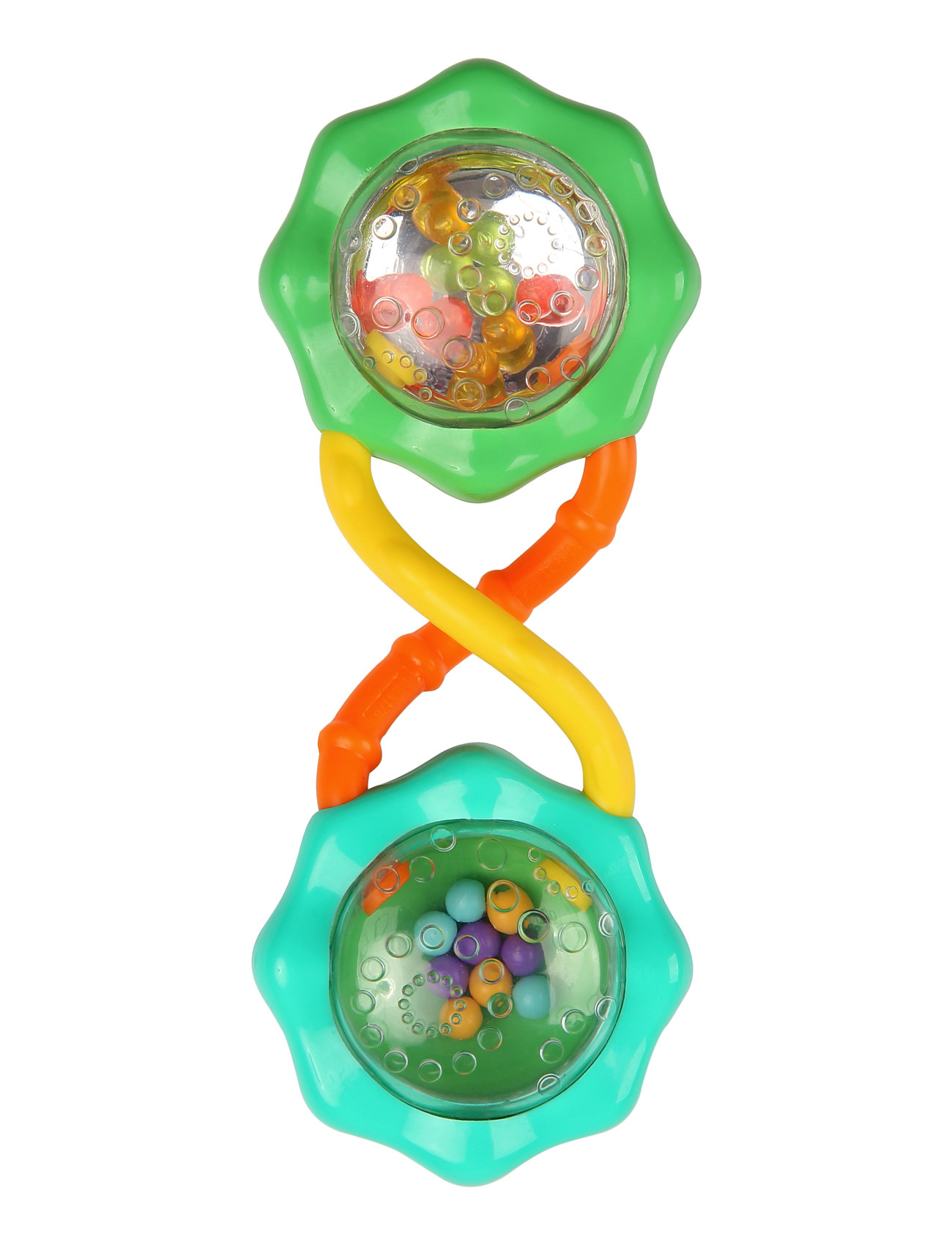 Rangle, Rattle & Shake Barbell™, Grøn Toys Baby Toys Rattles Multi/patterned Bright Starts