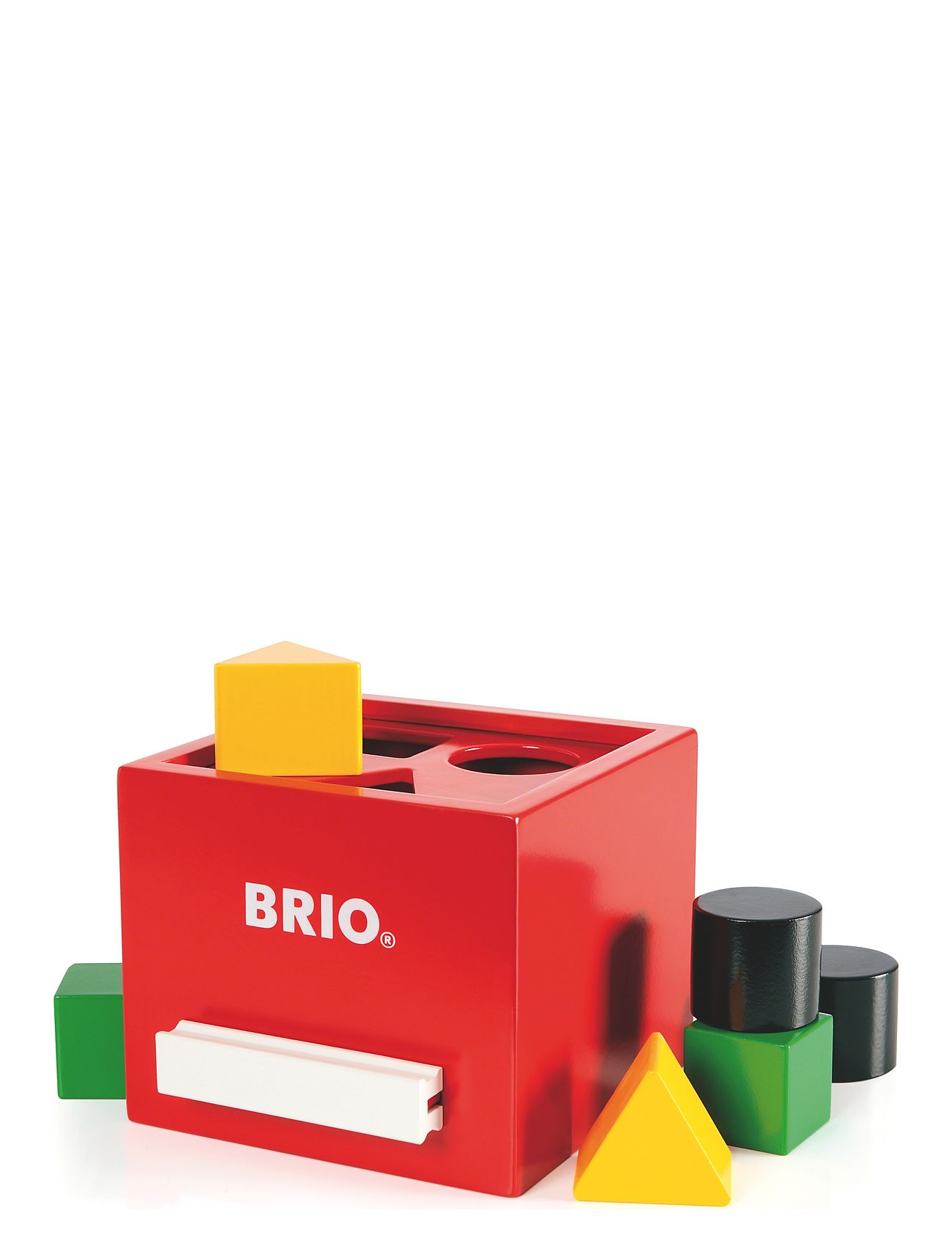Brio 30148 Putteboks, Rød Toys Baby Toys Educational Toys Sorting Box Toy Multi/patterned BRIO