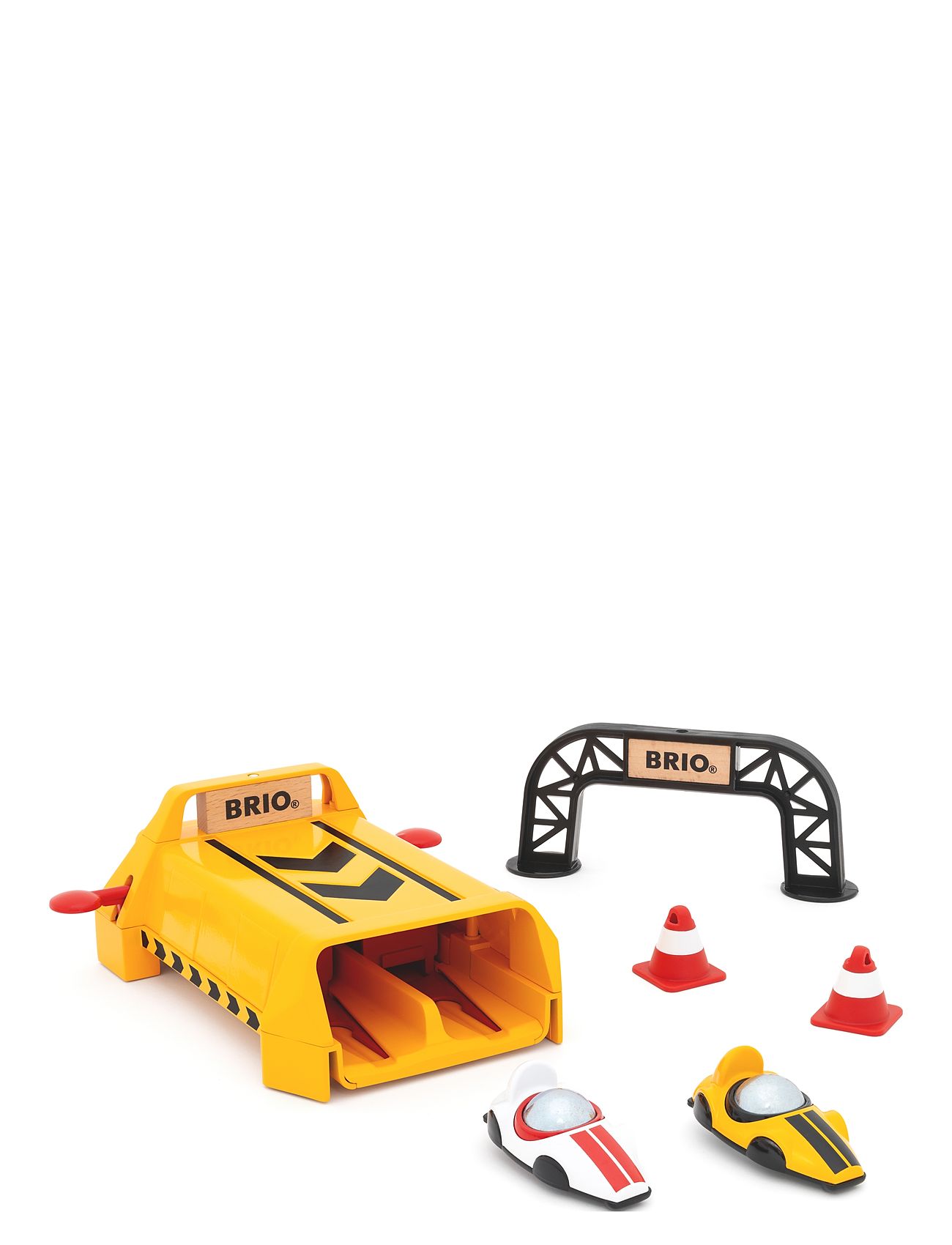 Roll Racing Launcher Toys Toy Cars & Vehicles Race Tracks Multi/patterned BRIO