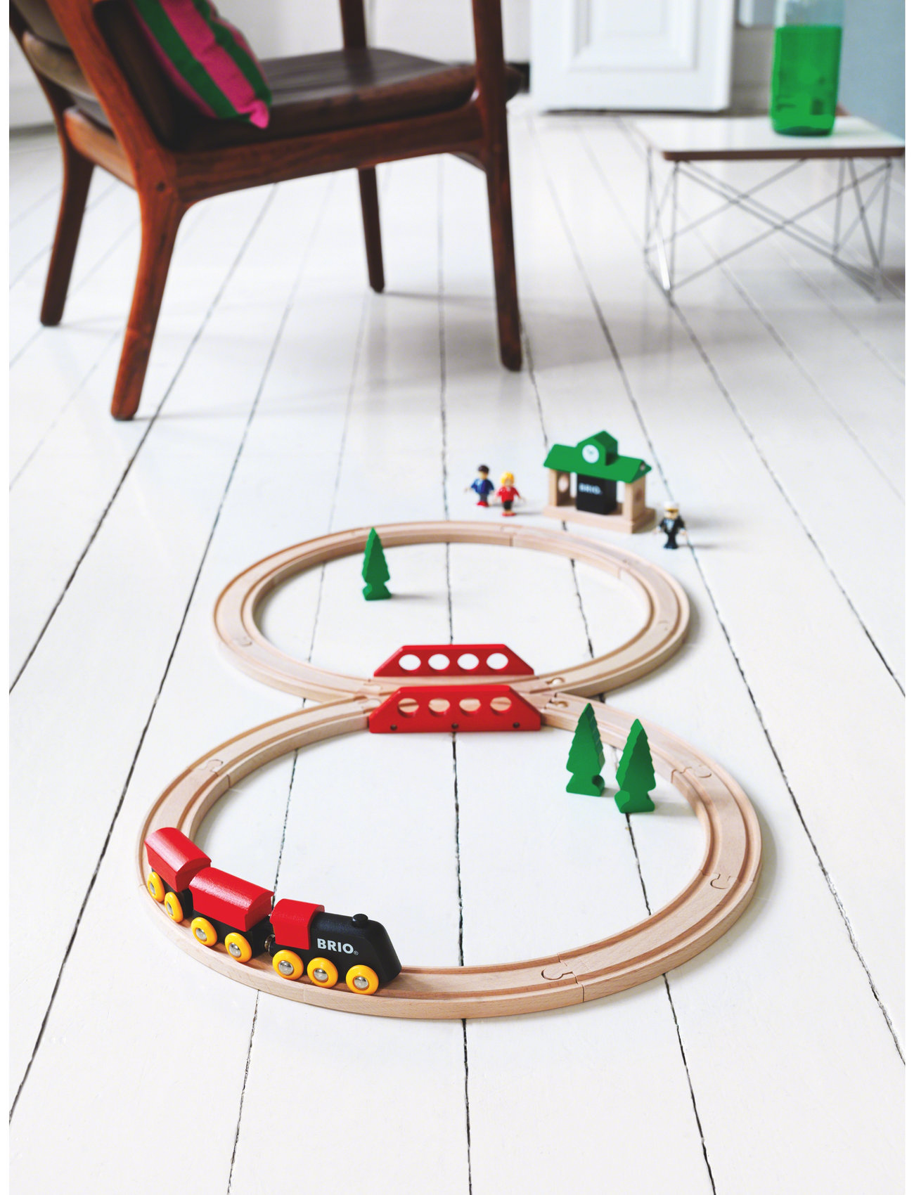 BRIO Brio 33028 Togbane, Klassisk 8-Tals, One Size, Multi/patterned, Legetøjskøretøjer > Tog, Børn