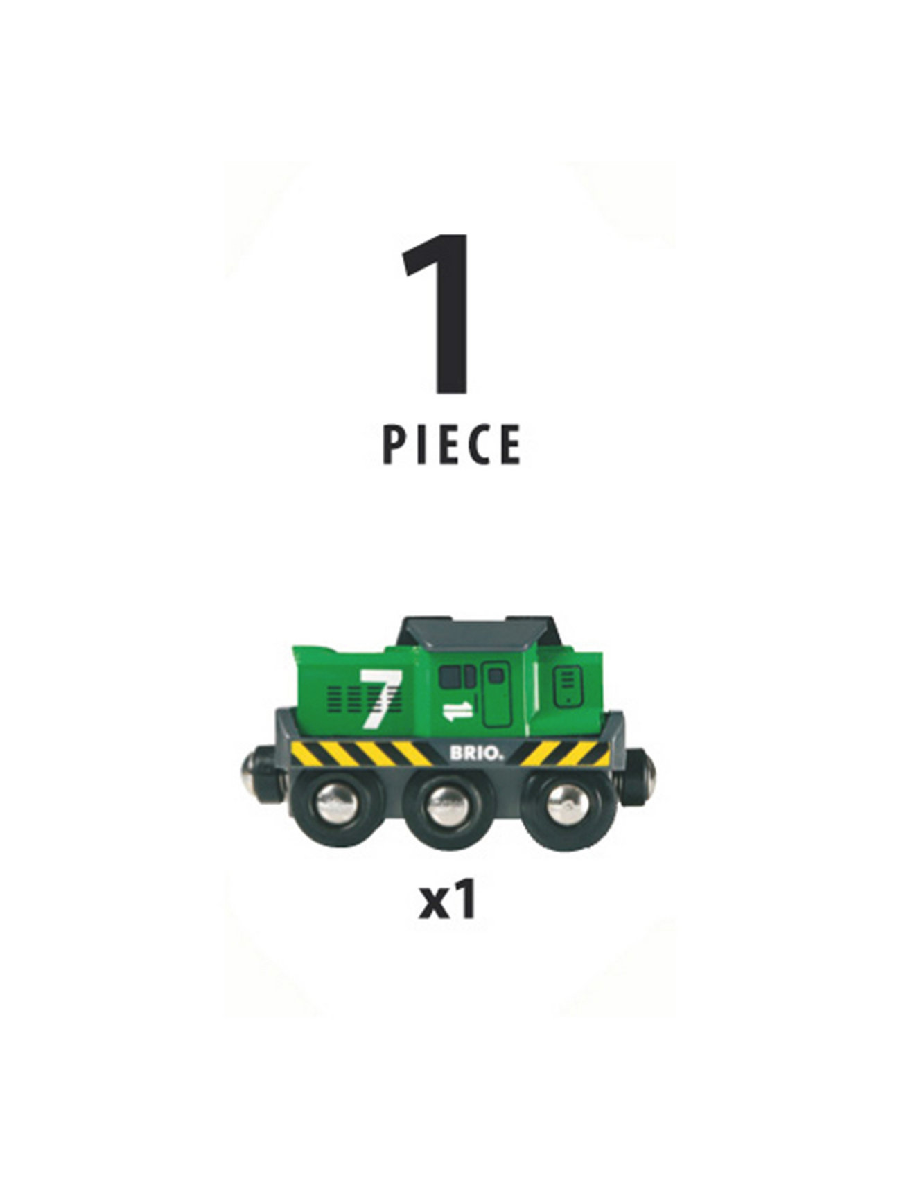 BRIO Brio 33214 Fragtlokomotiv, Batteridrevet, One Size, Multi/patterned, Legetøjskøretøjer > Tog, Børn