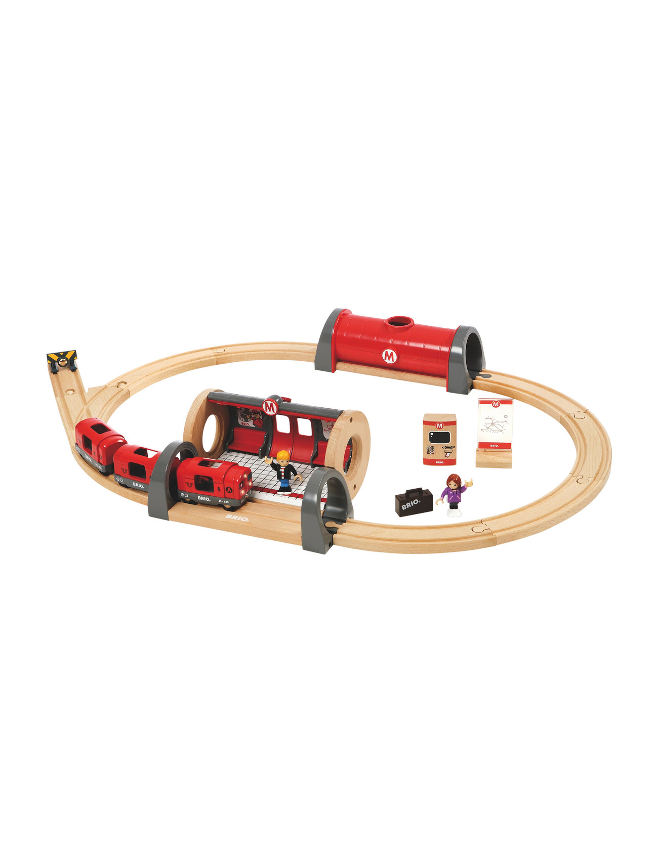Brio 33513 Togbane, Metro Toys Toy Cars & Vehicles Toy Vehicles Trains Multi/patterned BRIO