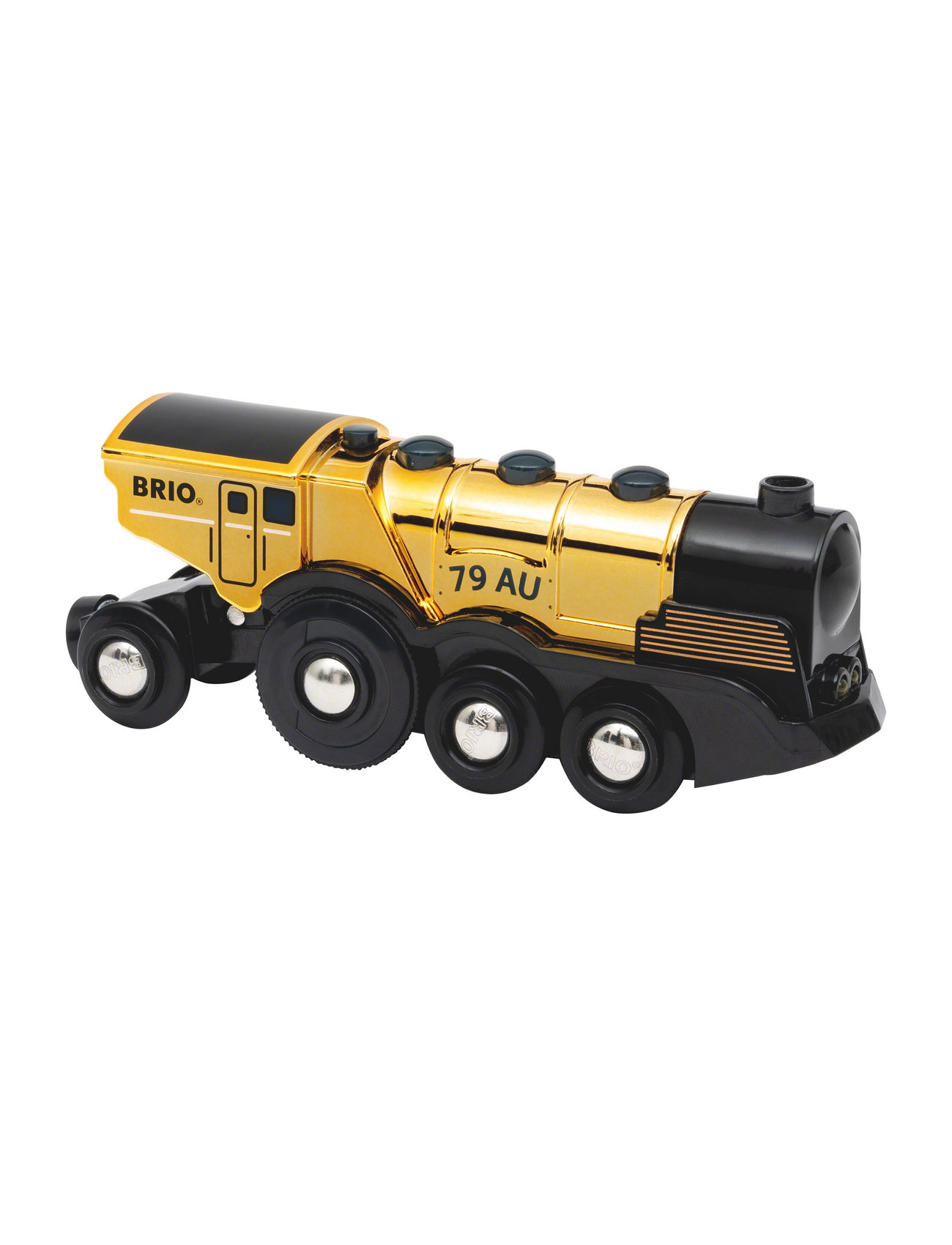 Brio 33630 Guld Actionlokomotiv Toys Toy Cars & Vehicles Toy Vehicles Trains Yellow BRIO