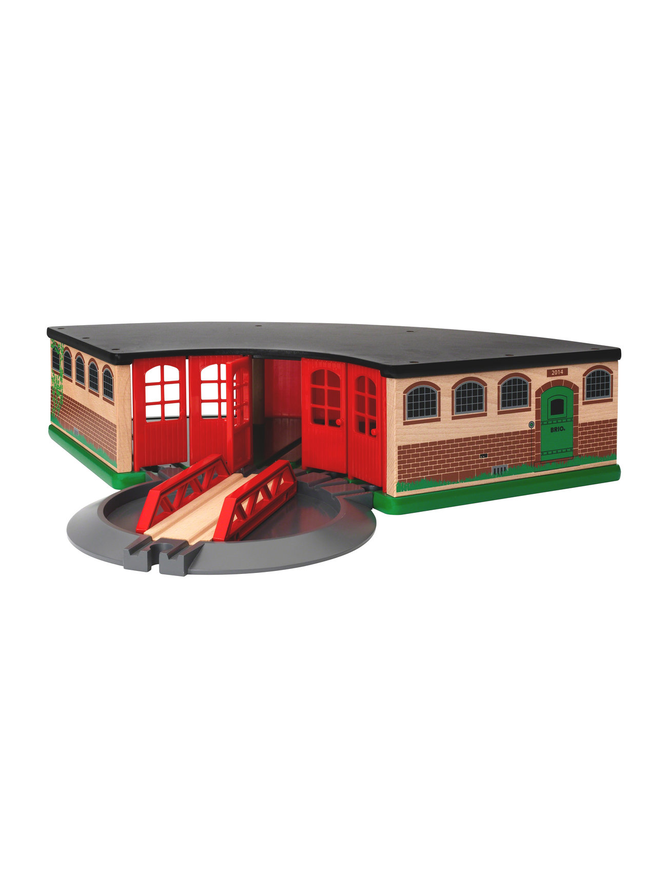 Brio 33736 Stor Remise Toys Toy Cars & Vehicles Toy Vehicles Train Accessories Multi/patterned BRIO