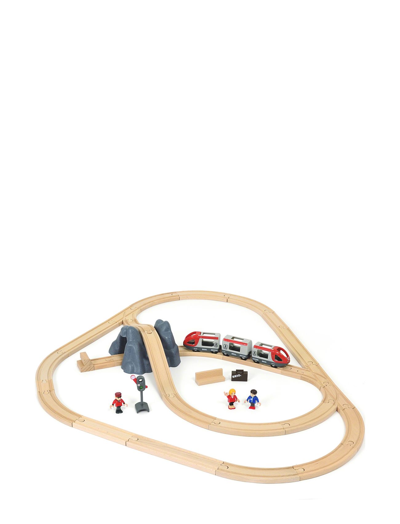 Brio 33773 Togbane, Startsæt M/Tog-Tilbeh. Toys Toy Cars & Vehicles Toy Vehicles Trains Multi/patterned BRIO