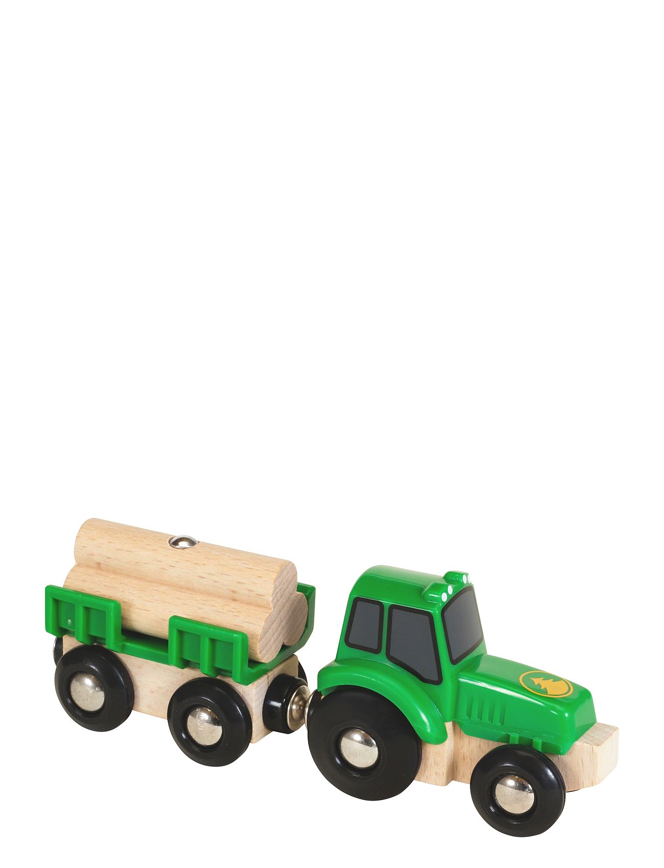 Brio 33799 Traktor M/Vogn Og Tømmer Toys Toy Cars & Vehicles Toy Vehicles Trucks Multi/patterned BRIO