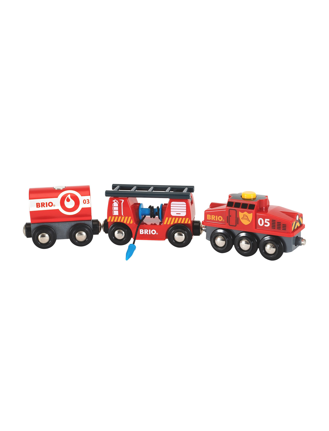 Brio 33844 Redningstog Toys Toy Cars & Vehicles Toy Cars Fire Trucks Multi/patterned BRIO