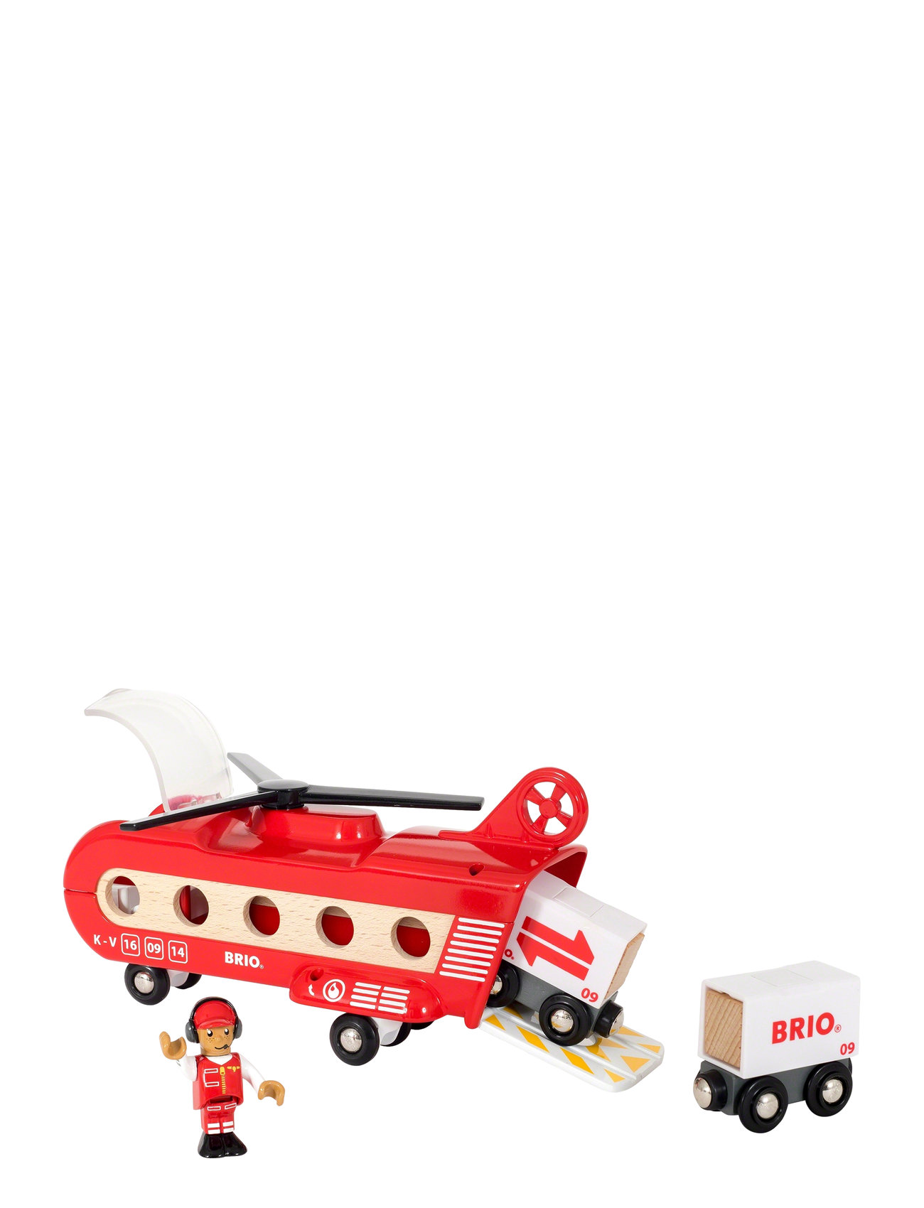 Brio 33886 Fragthelikopter Toys Toy Cars & Vehicles Toy Vehicles Planes Multi/patterned BRIO